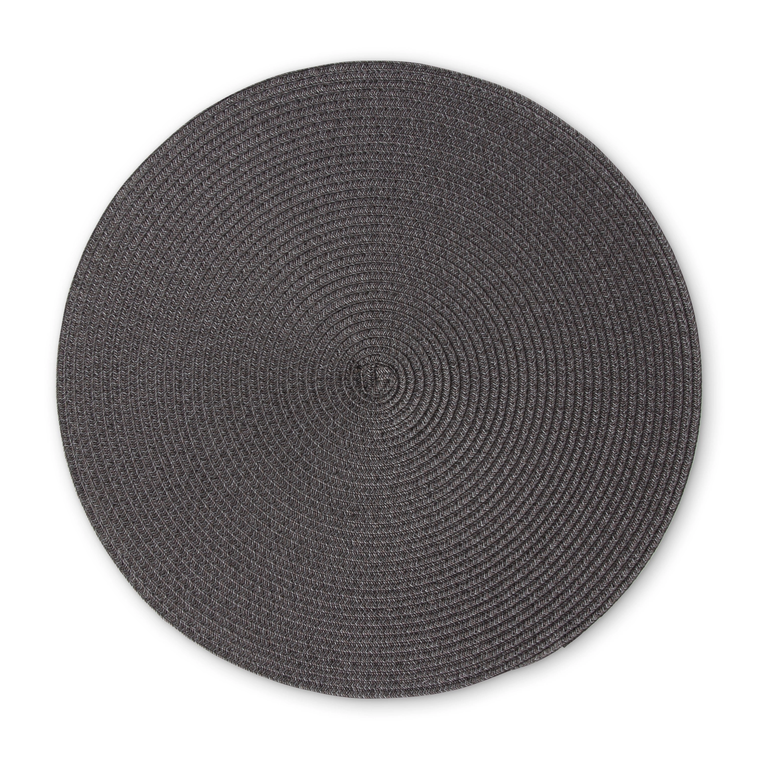 Set de table rond, anthracite, 38 cm