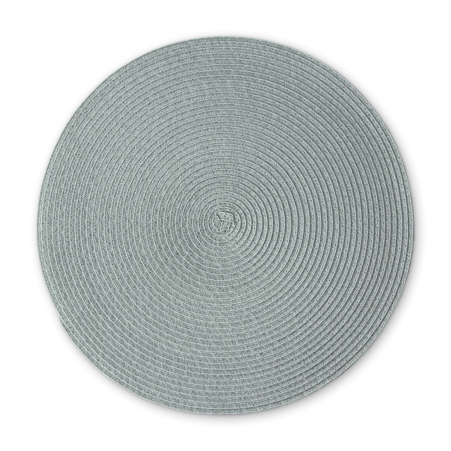 Set de table rond, gris-vert, 38 cm