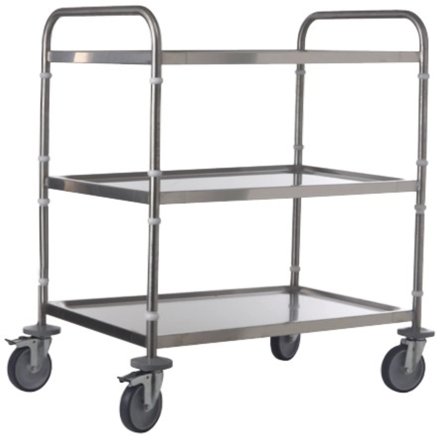 Chariot universel inox 60x40cm 3 tablettes h93.5cm