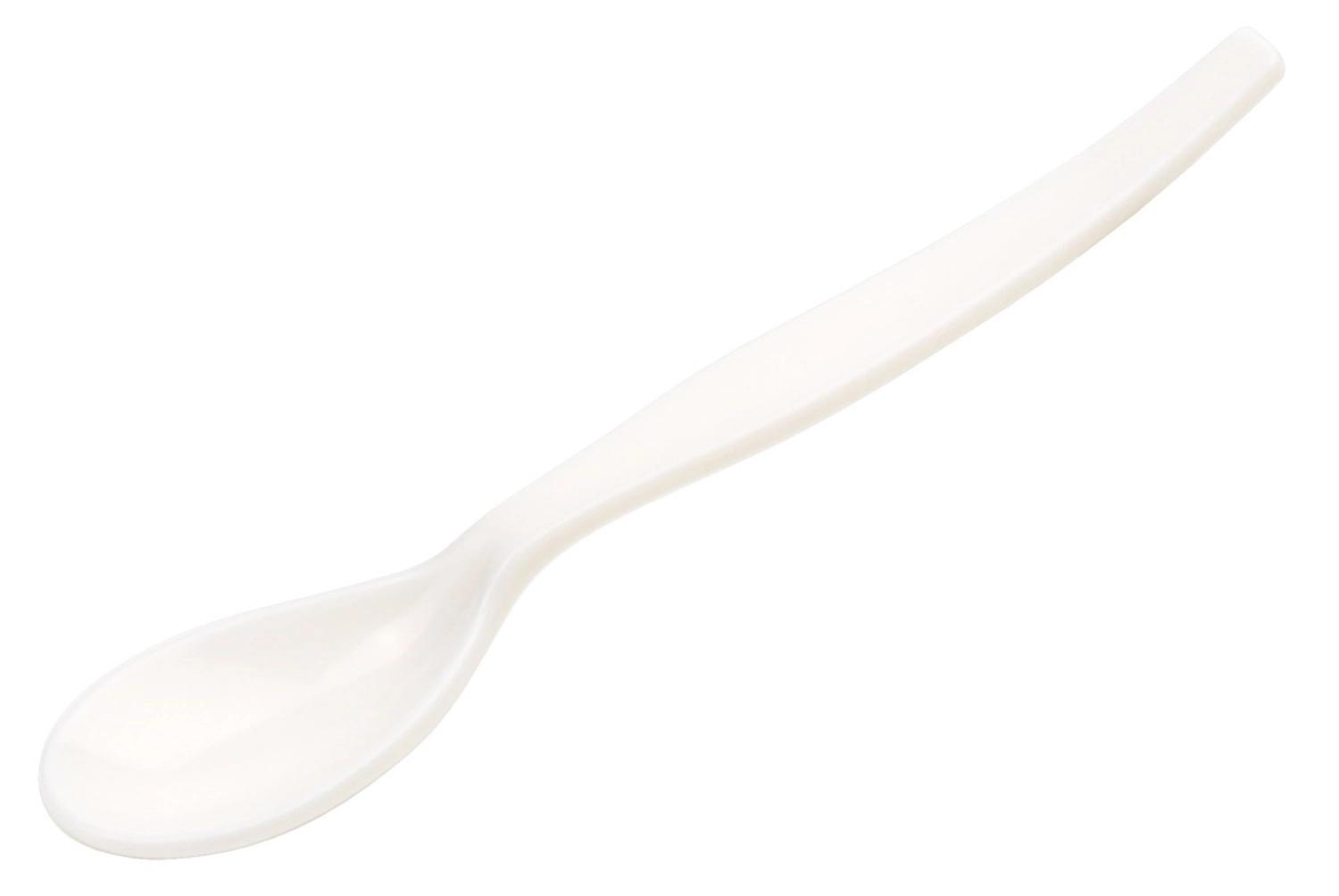 Eierlöffel aus Polystyrol, weiss 12.5 cm