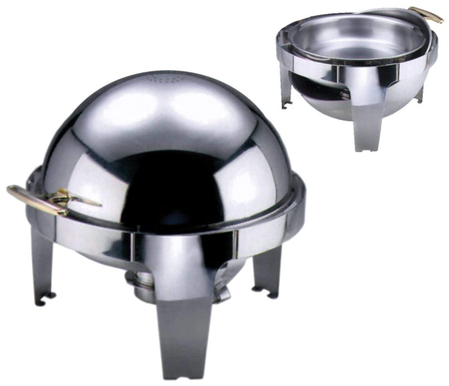 Chafing Dish rund 6.8lt, Rolltop inkl Heizplatte