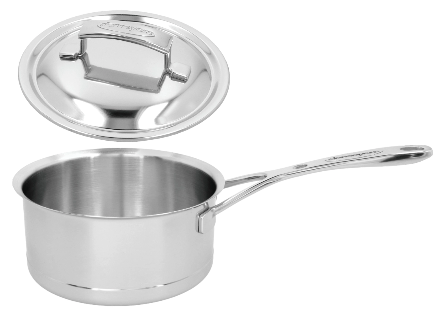 Dm silver 7 casserole avec couvercle 16 cm