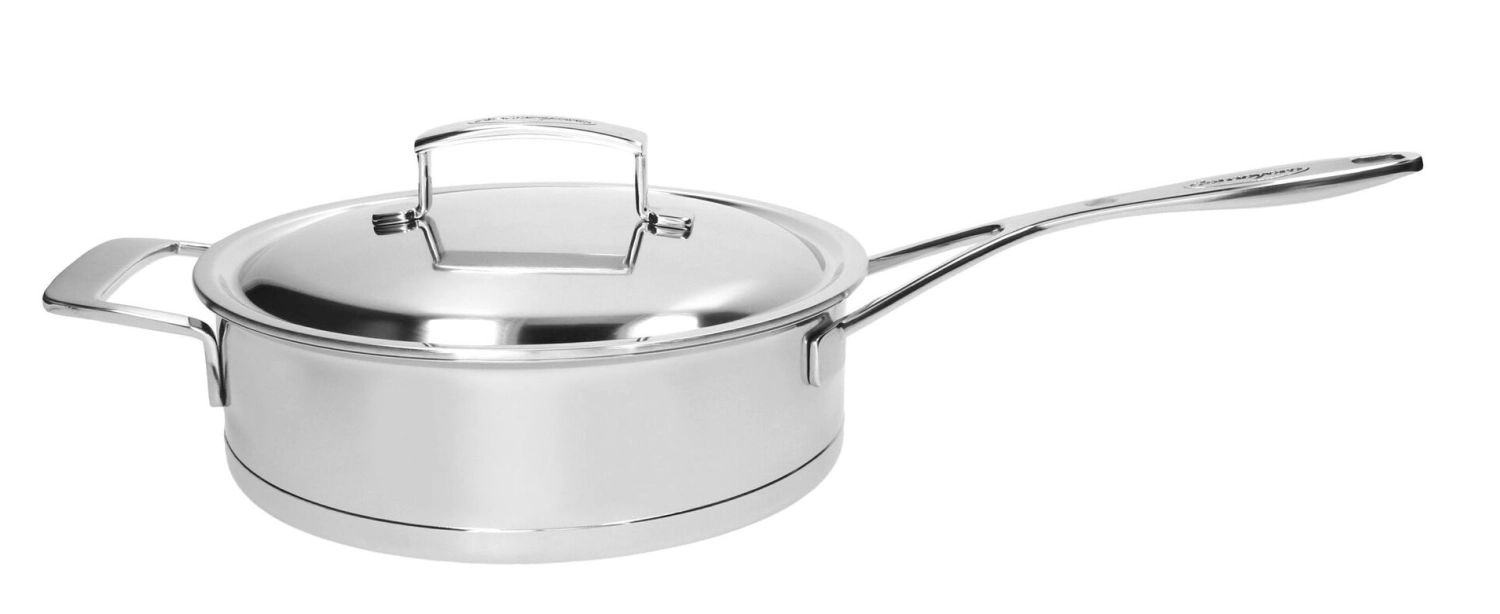 Dm silver 7 sauteuse basse avec couvercle 24 cm