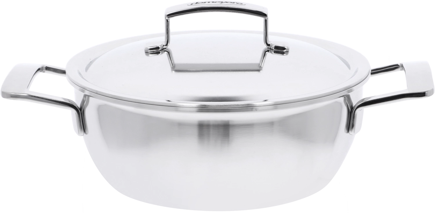 Dm silver 7 cocotte conique avec couvercle 24 cm