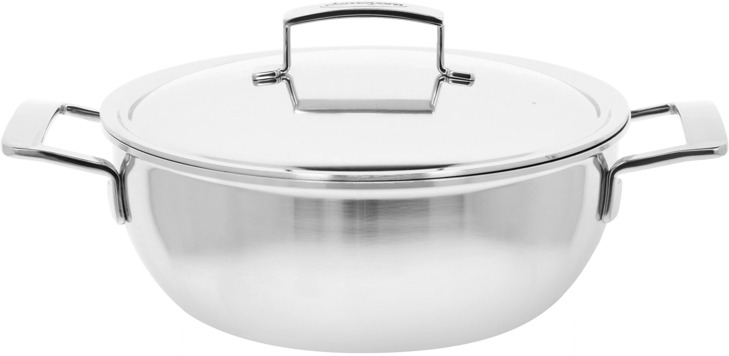 Dm silver 7 cocotte conique avec couvercle 28 cm