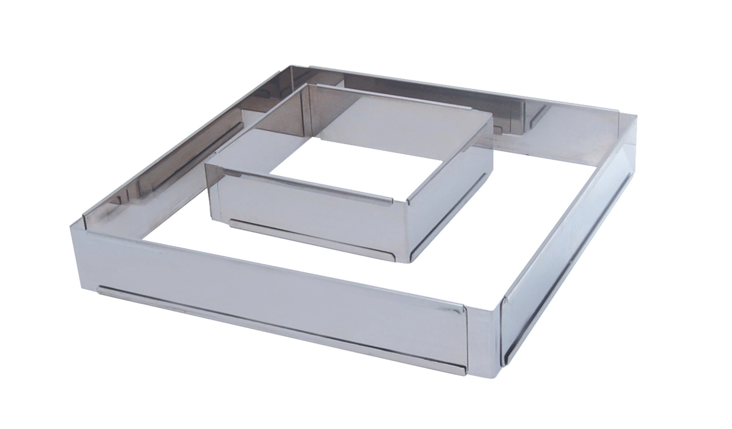 Cadre inox extensible 16x16x5 jusque 30x30x5