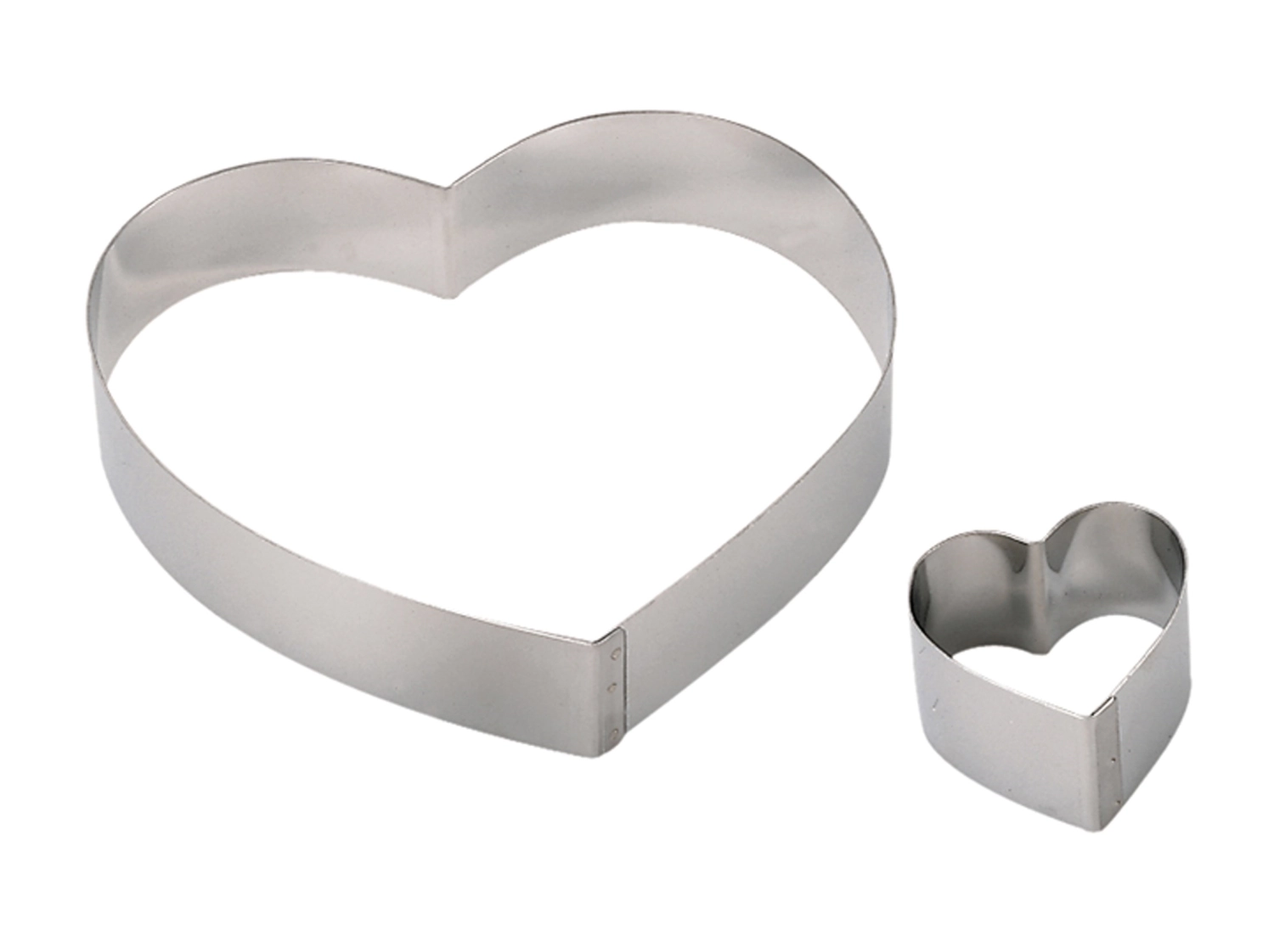 Cercle inox coeur ø 18cm ht 4cm