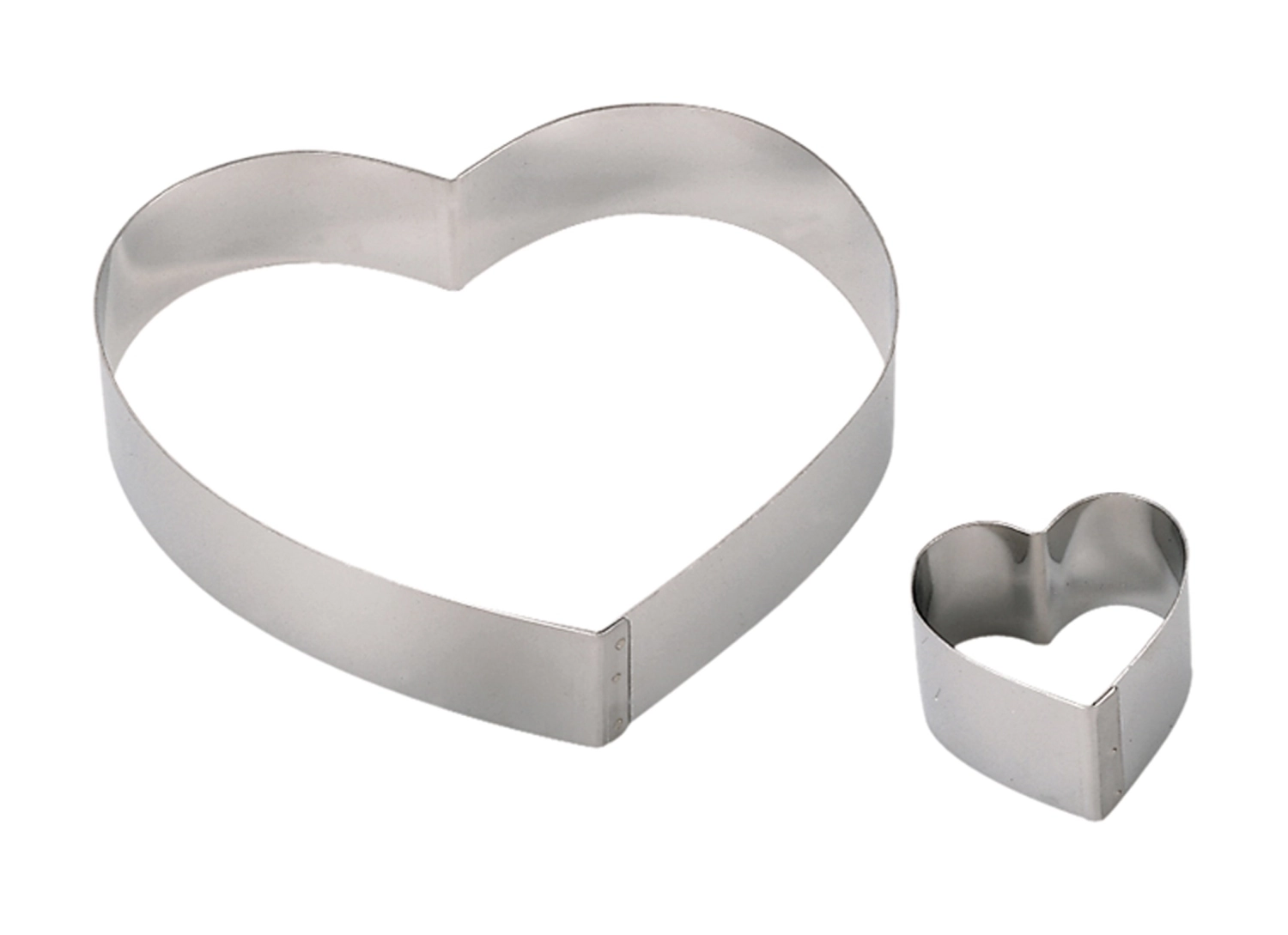 Cercle inox coeur ø 24cm ht 4cm