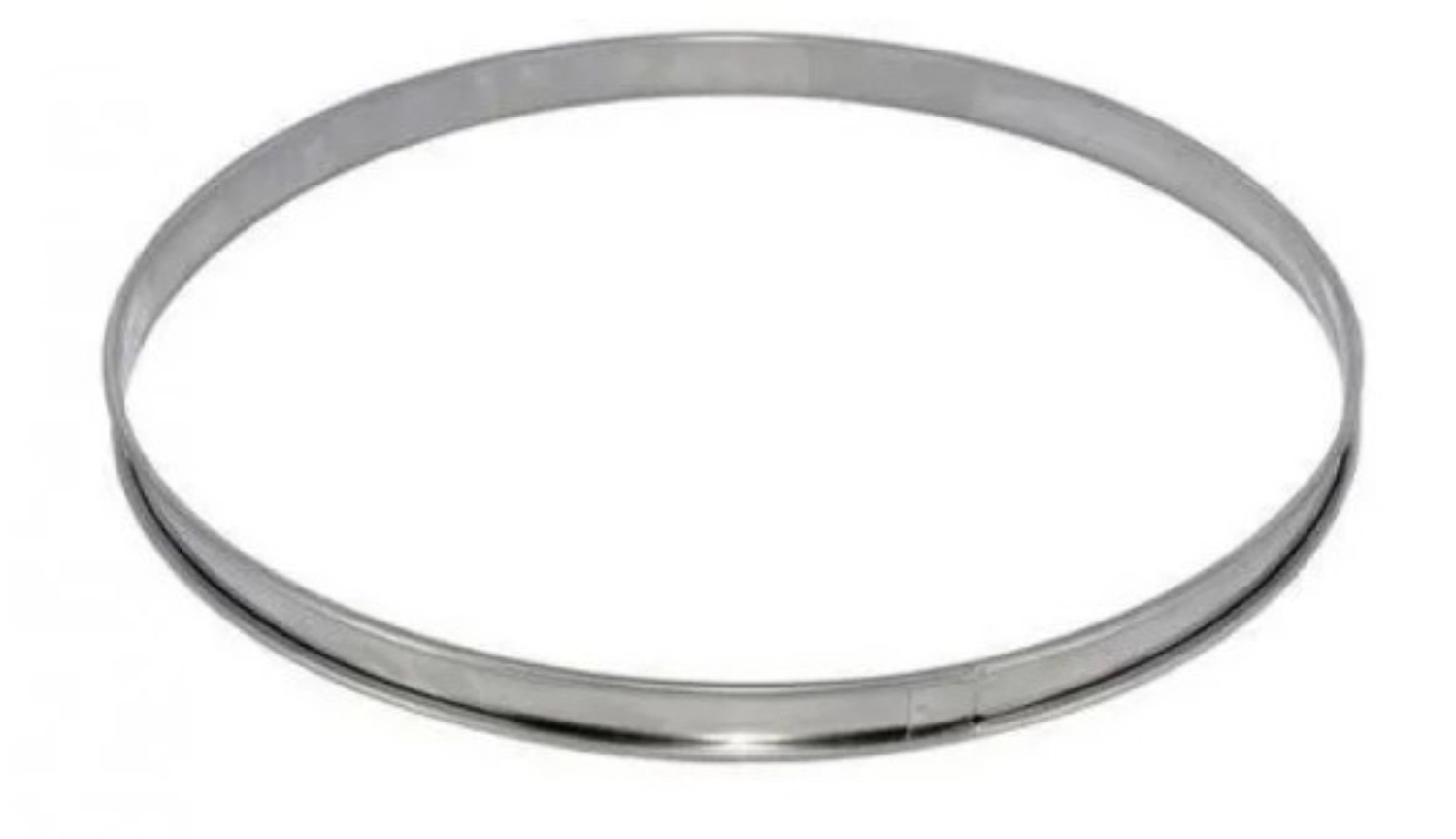 Cercle a tarte inox ht 2cmbd roule ø26