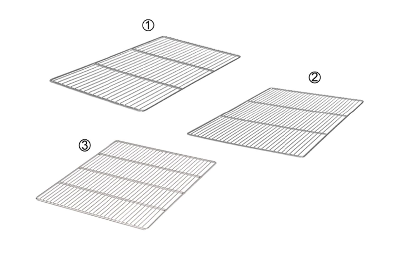 Grille a patiss. fil inox gn 2/1 65x53