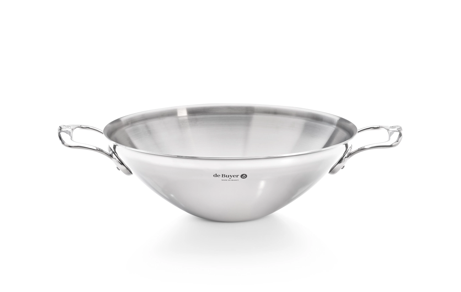 Wok 2 anses affinity tout inox ø 32 cm -new