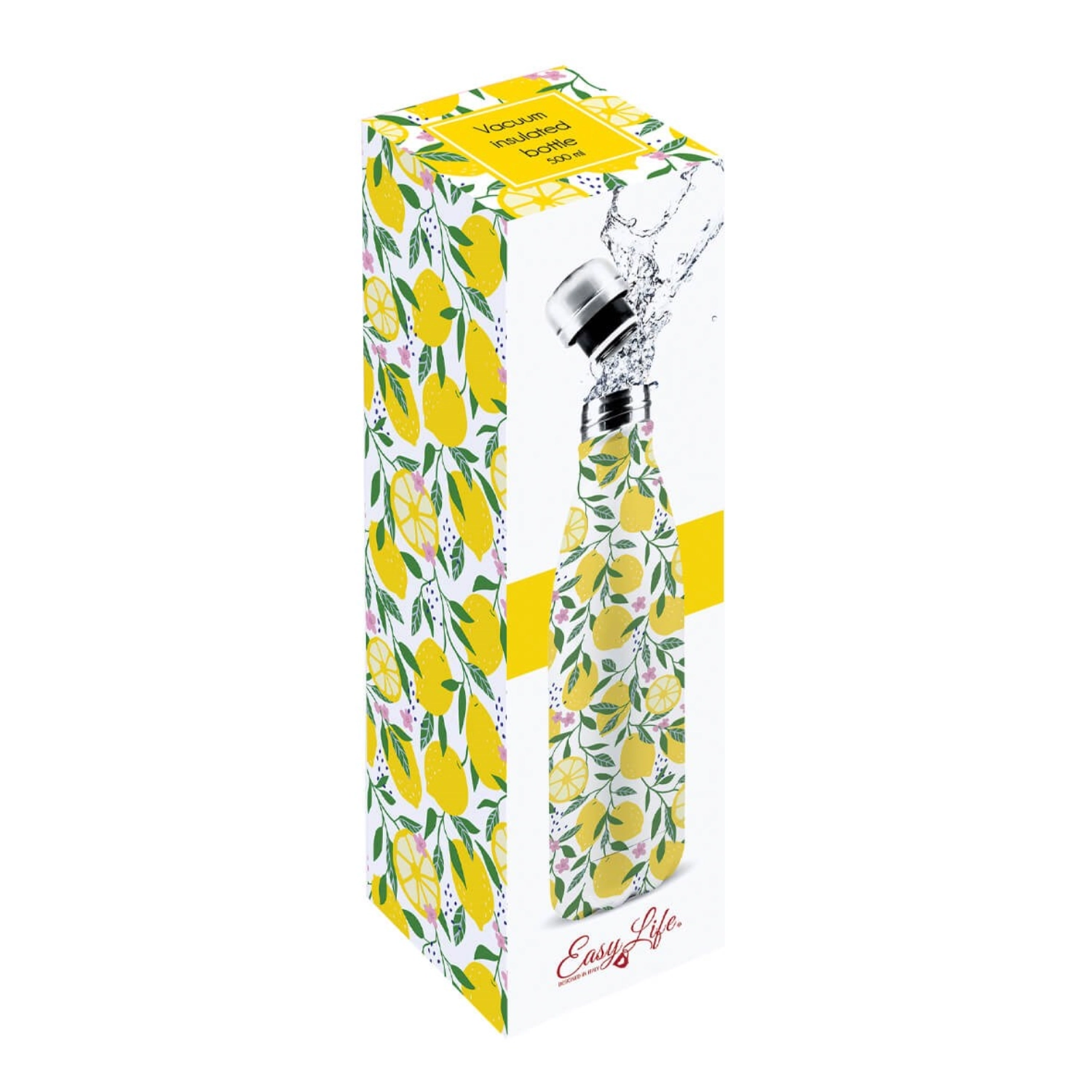 Gourde isolante double 500ml, lemon