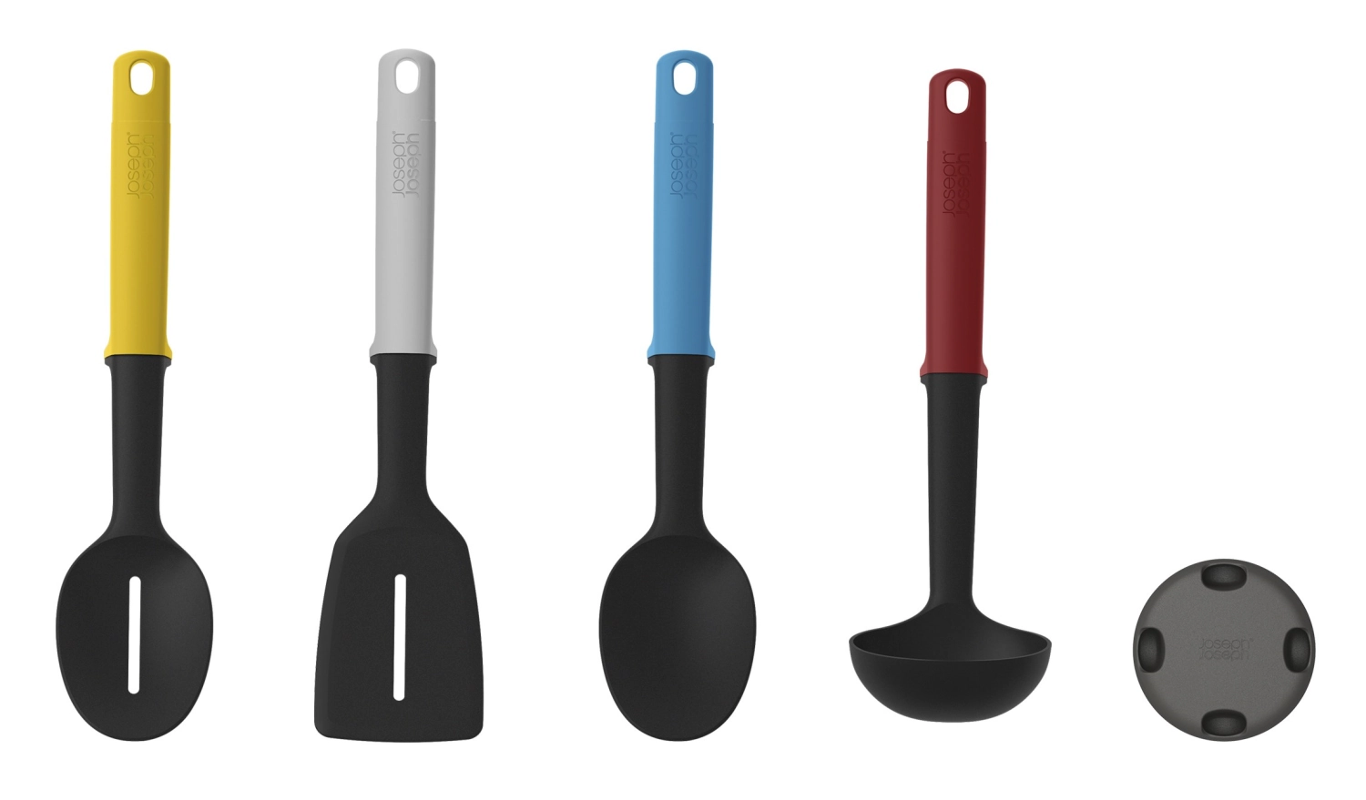 Elevate slim set de 4 ustensiles de cuisine avec support.