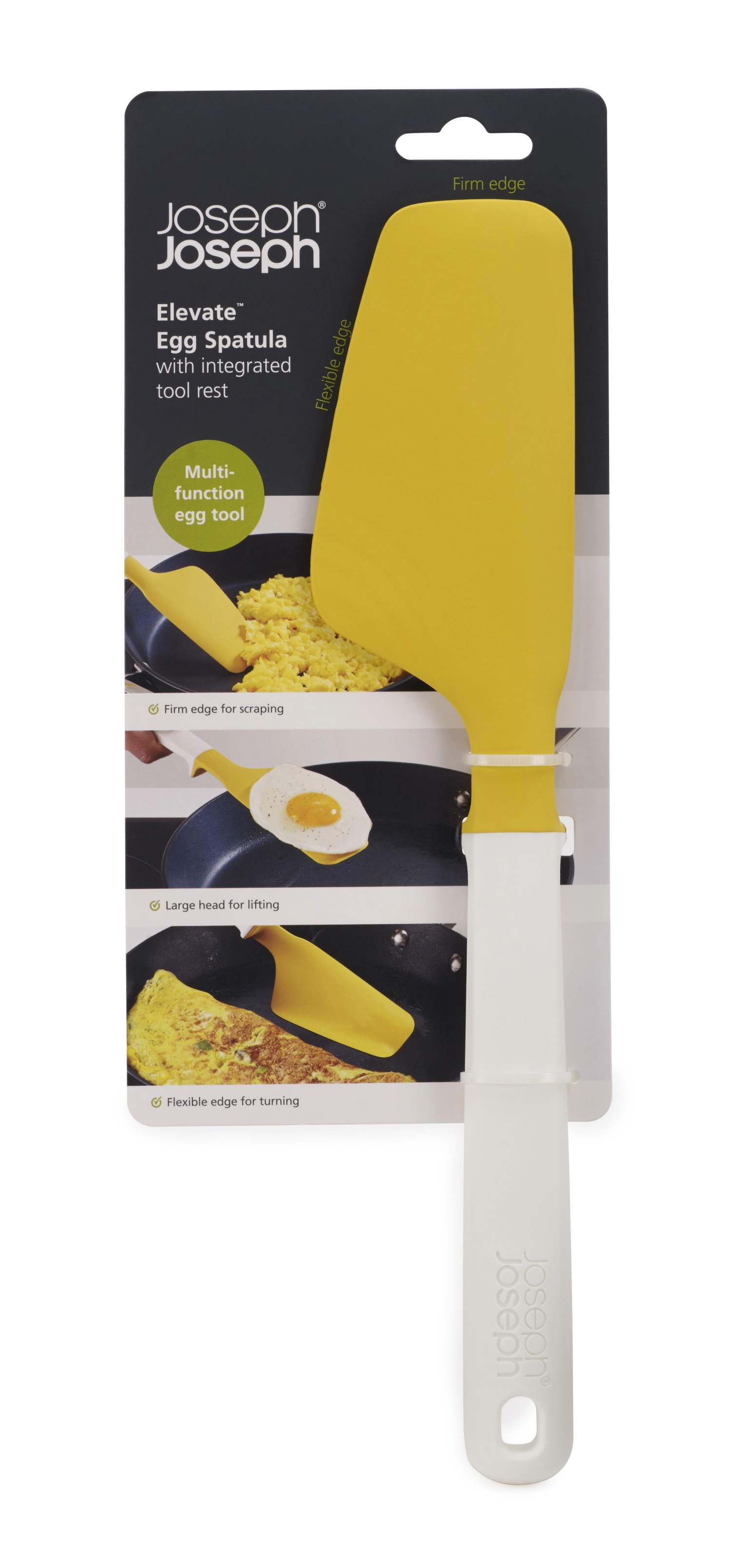 Elevate silicone spatule à oeufs, jaune blanc, 31cm