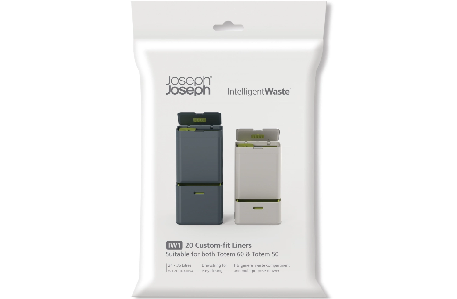 Joseph joseph iw1 sacs poubelles de 24-36 litres (paquet de