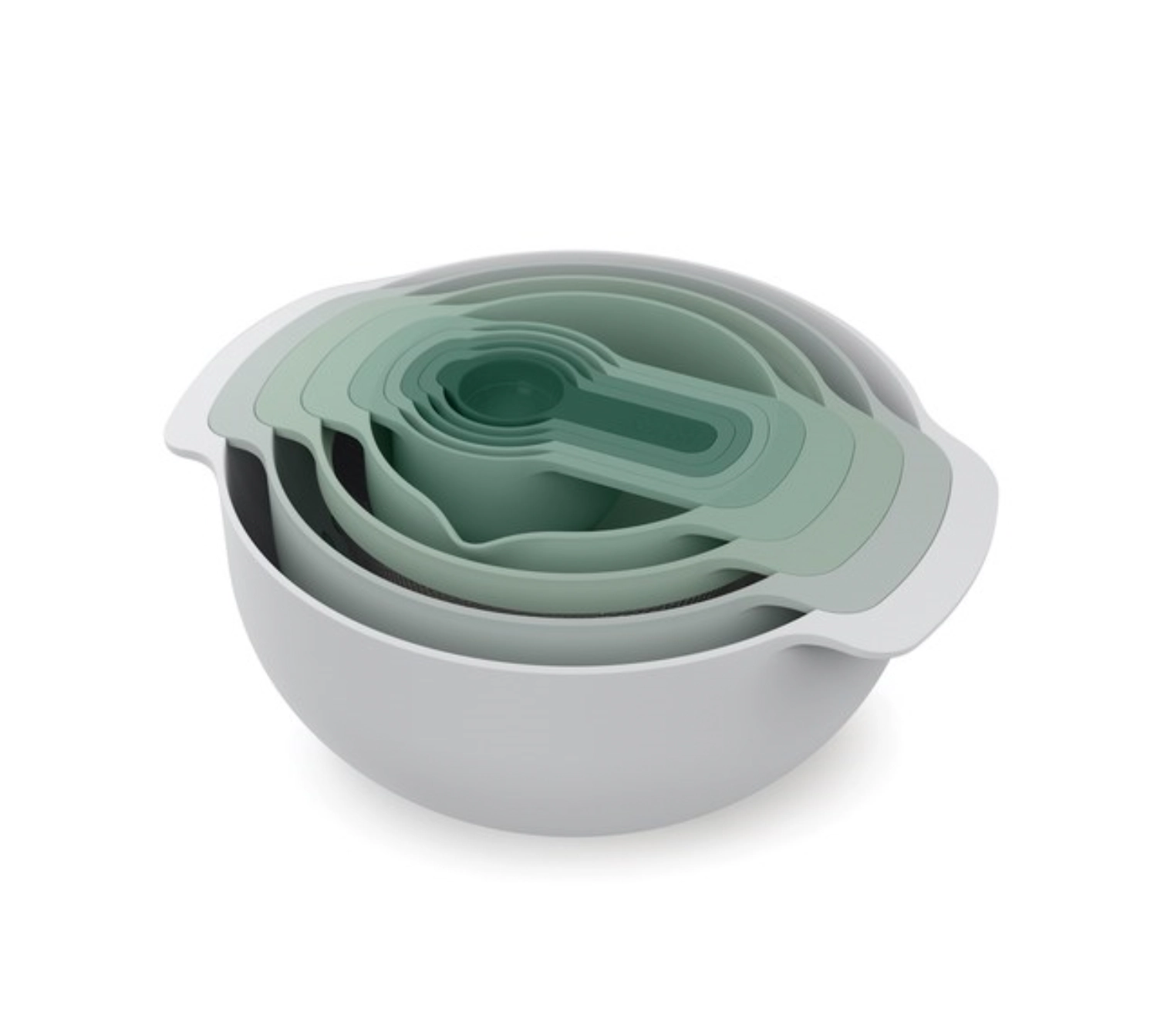 Nest plus 9 sage set de cuillères à mesurer 9 pcs, assort.