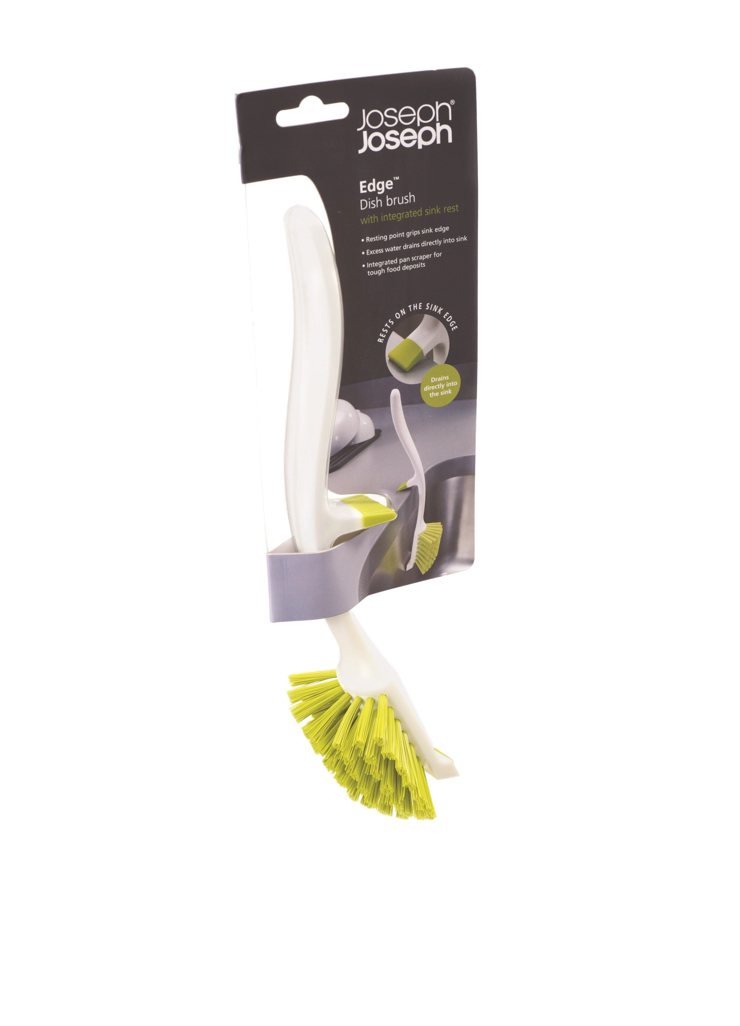 Brosse de nettoyage edge dish vert