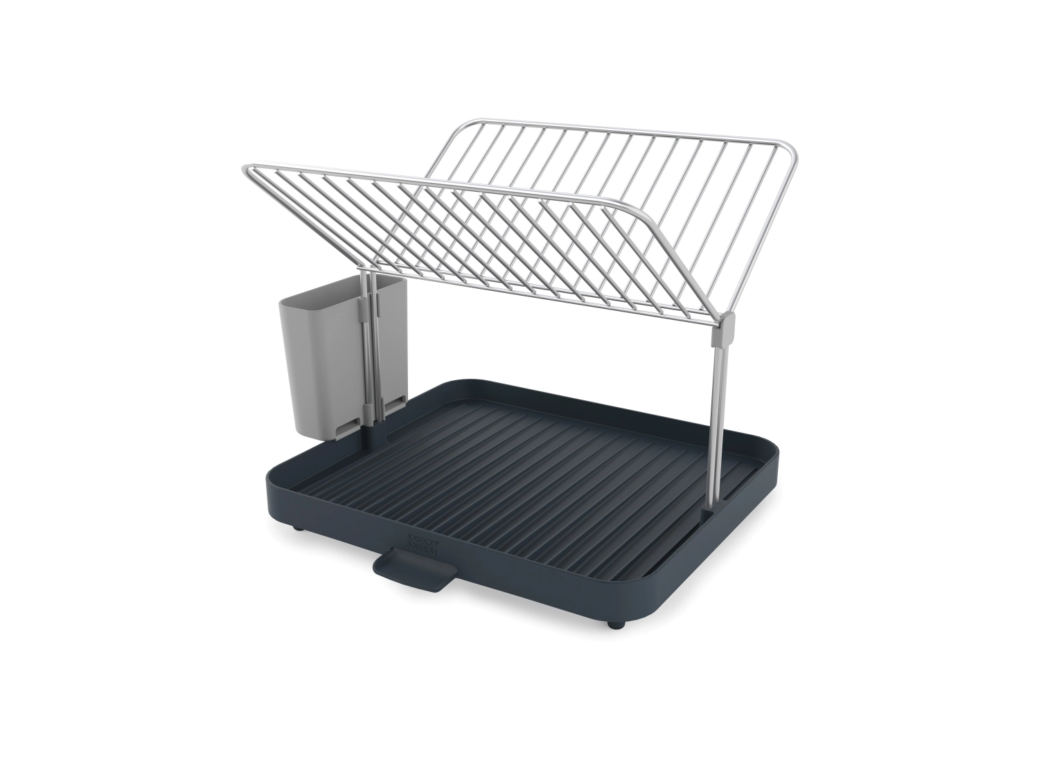 Y-rack égouttoir à vaisselle avec grille, gris