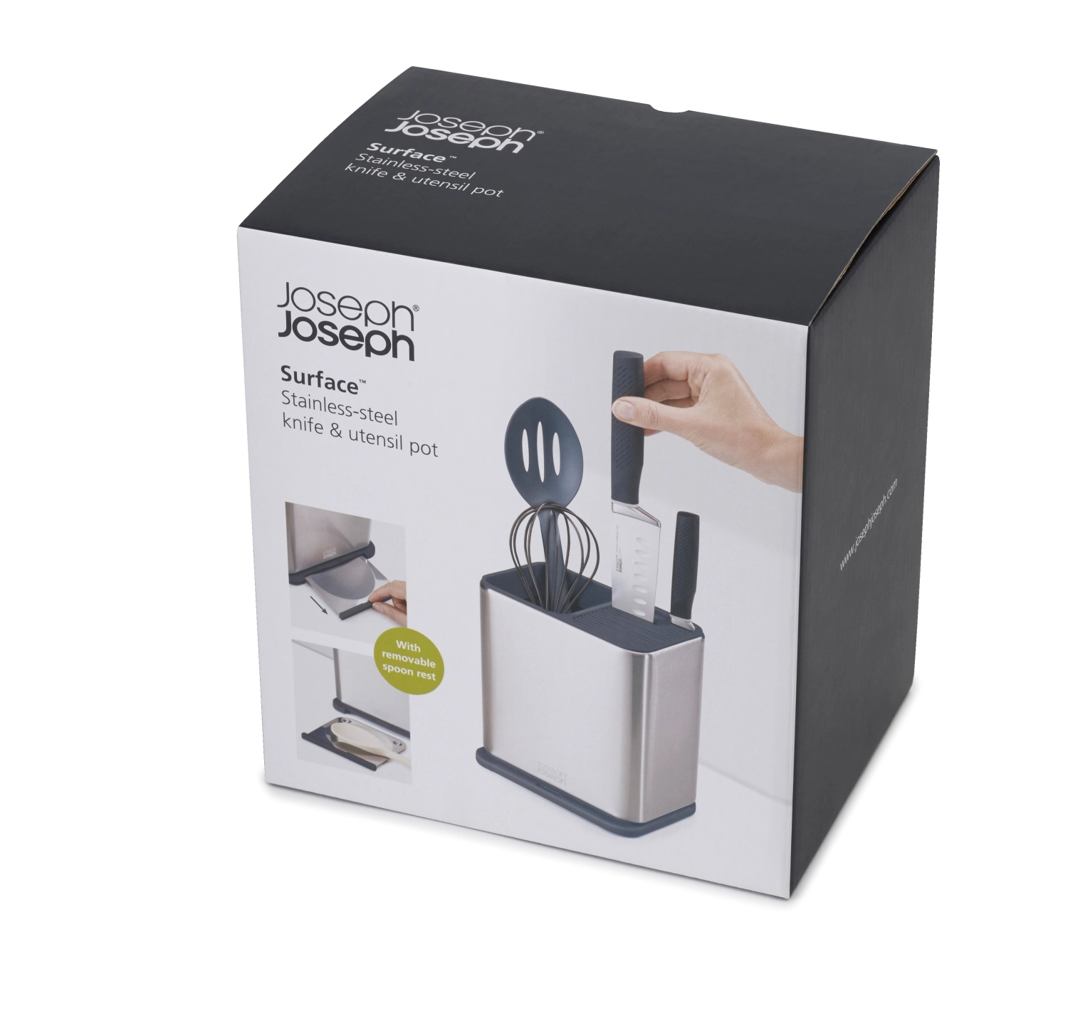 Joseph joseph 85114 surface pot à ustensile/bloc couteau aci