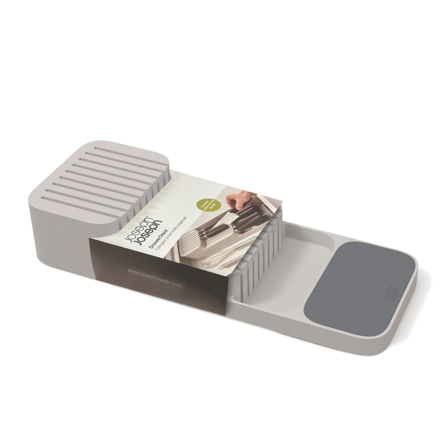 Drawerstore couchette, gris, 40x14.3x7.5 cm