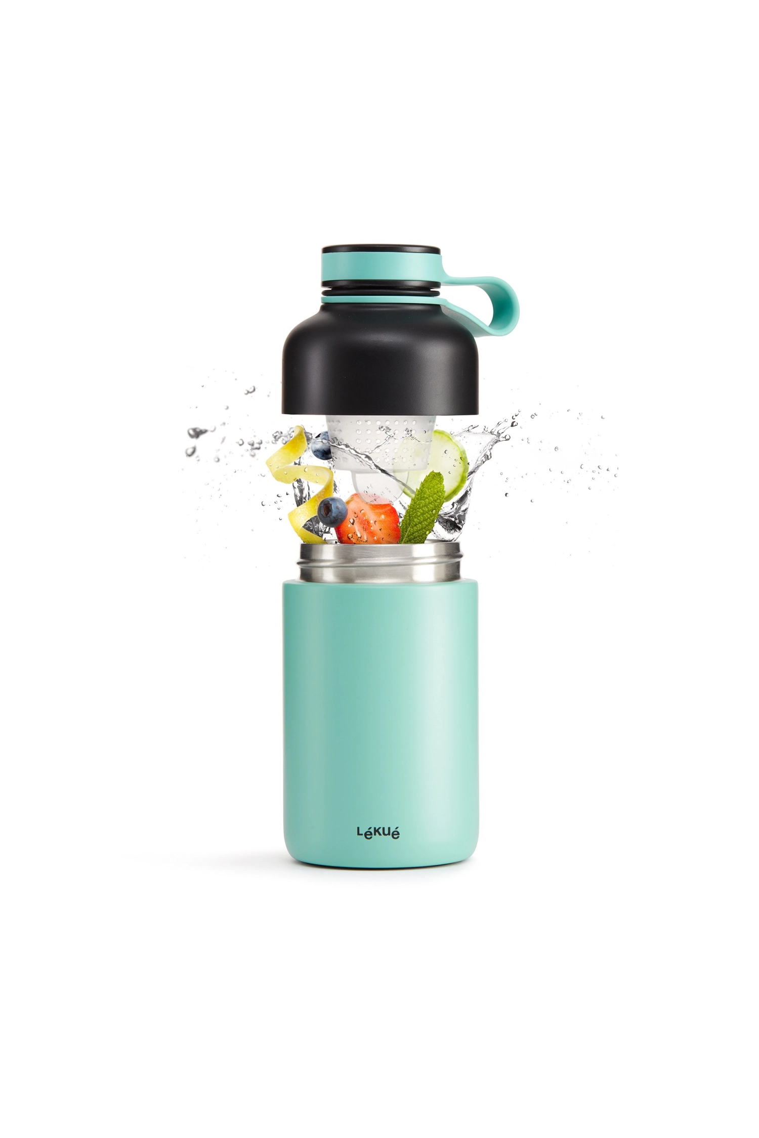 Insulated bottle to go 300 ml turquoise