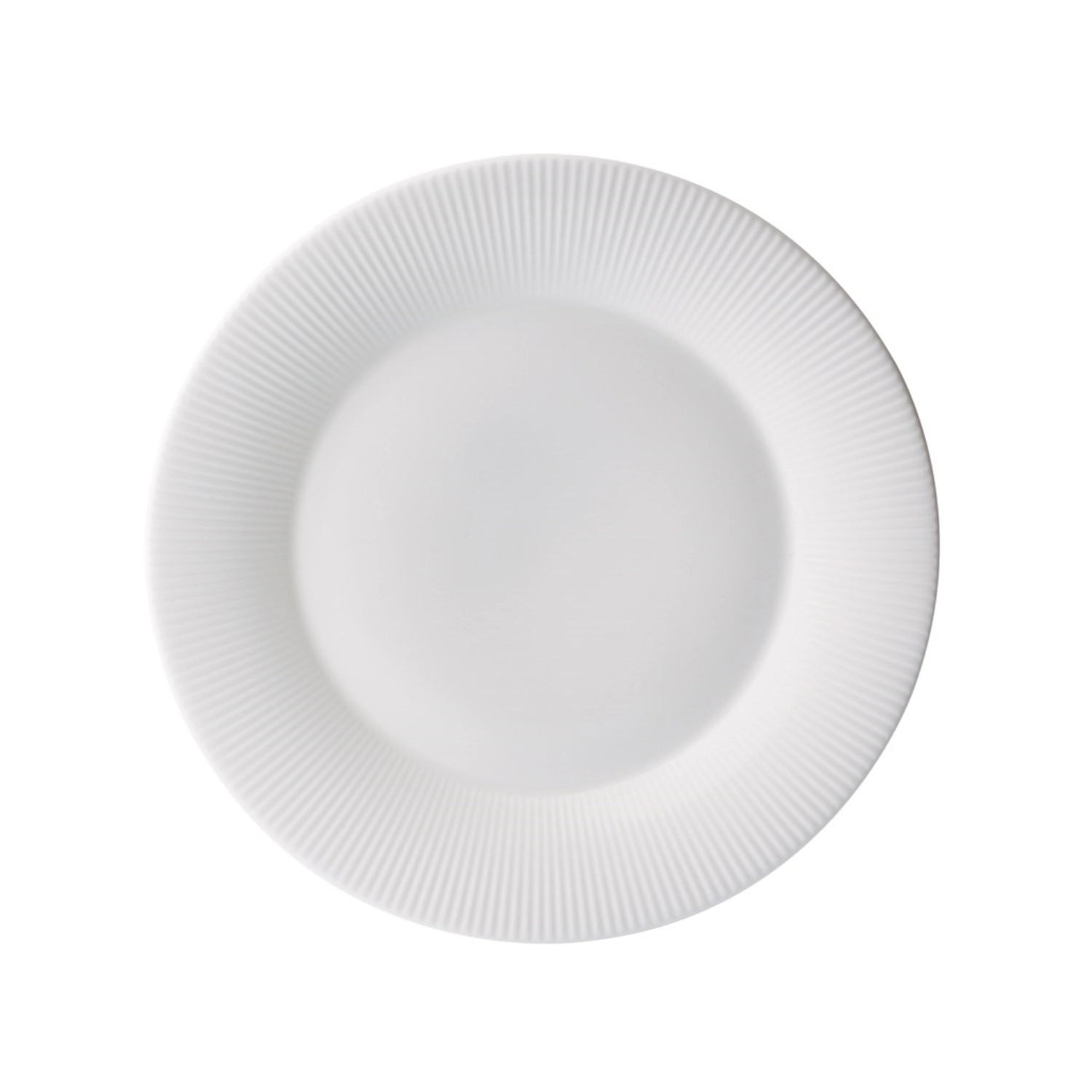 Série flute 21cm assiette à salade blanche