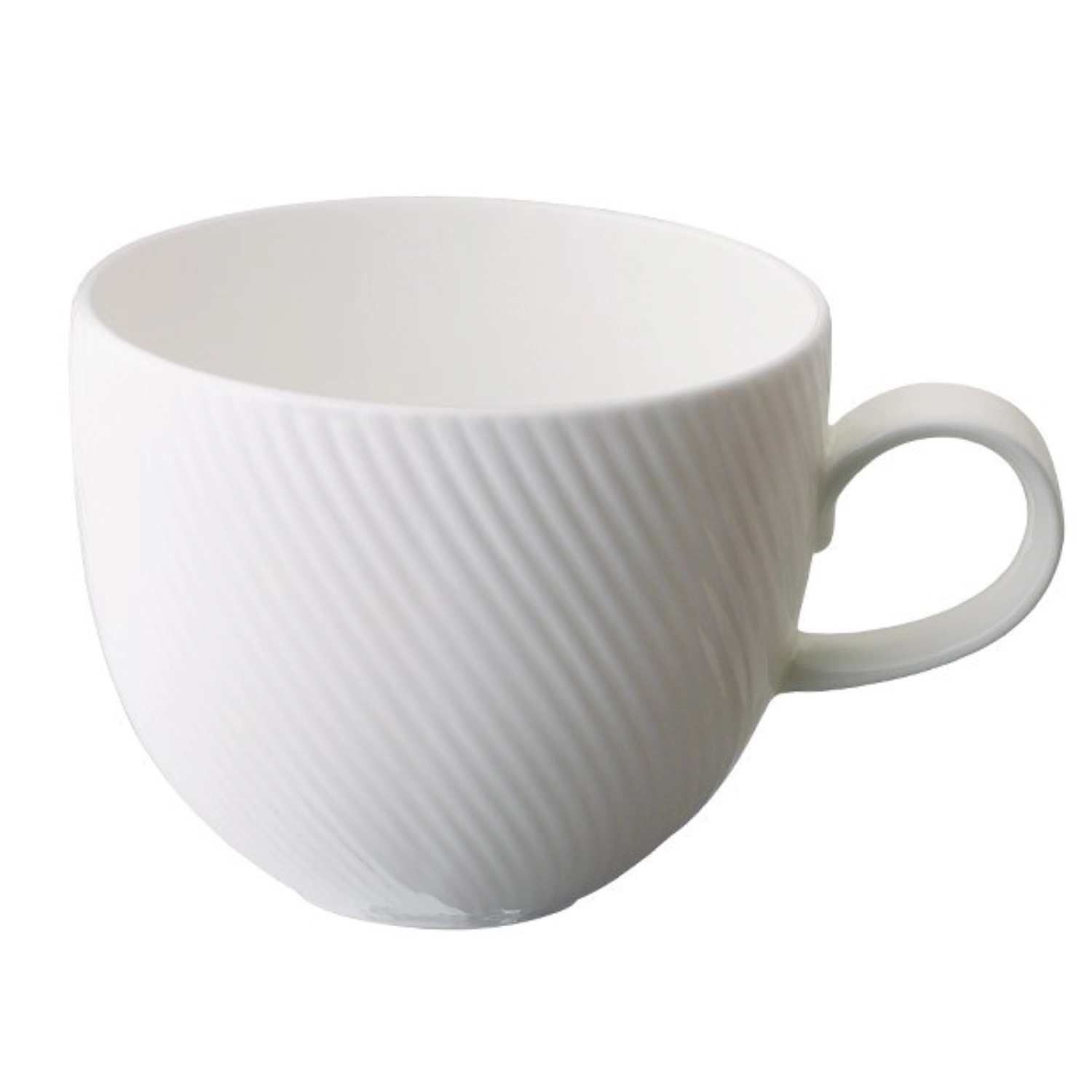 Serie flute 375ml tasse blanche