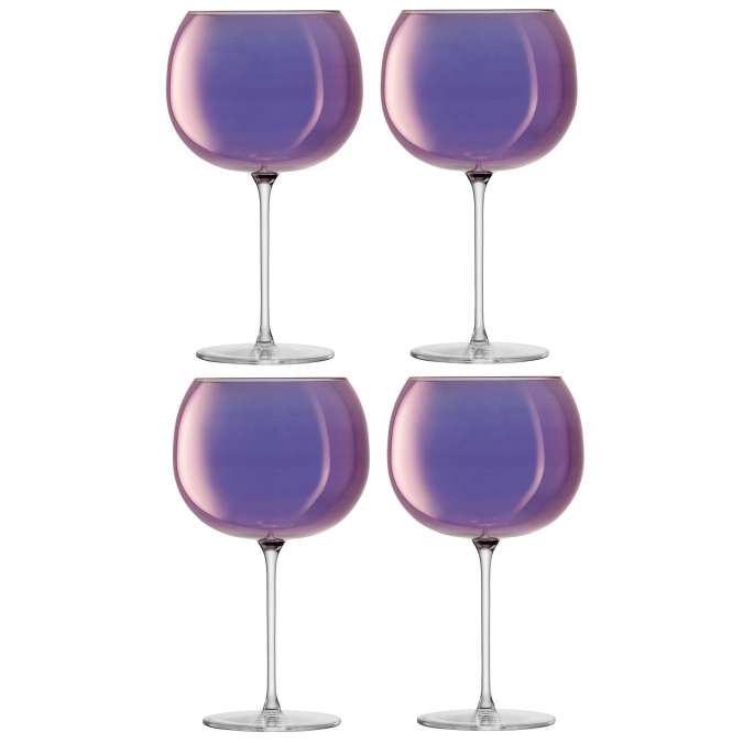 Set de 4 verres ballon aurora 680ml - polar-violet