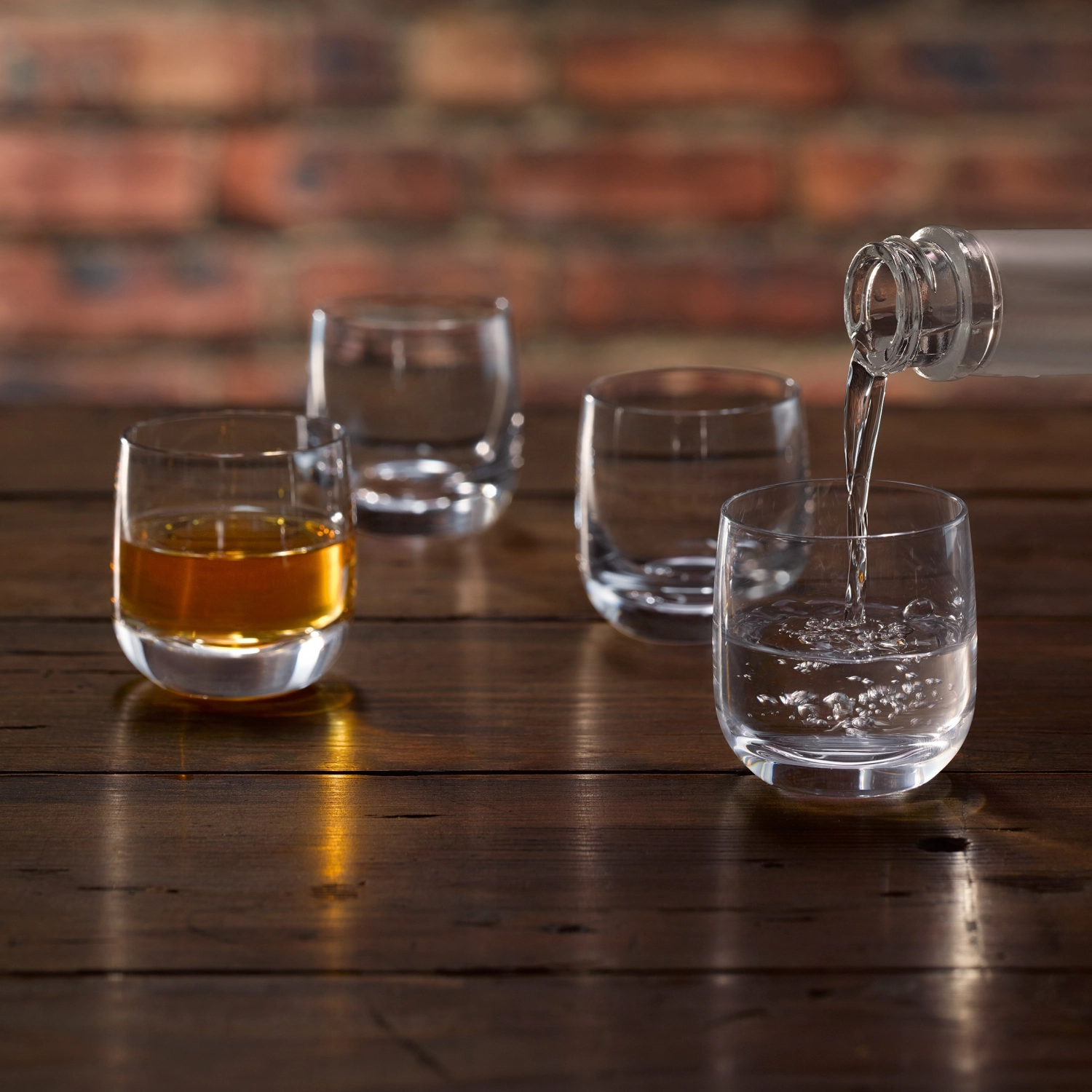 Set de 4 verres à shot borough 75ml clear