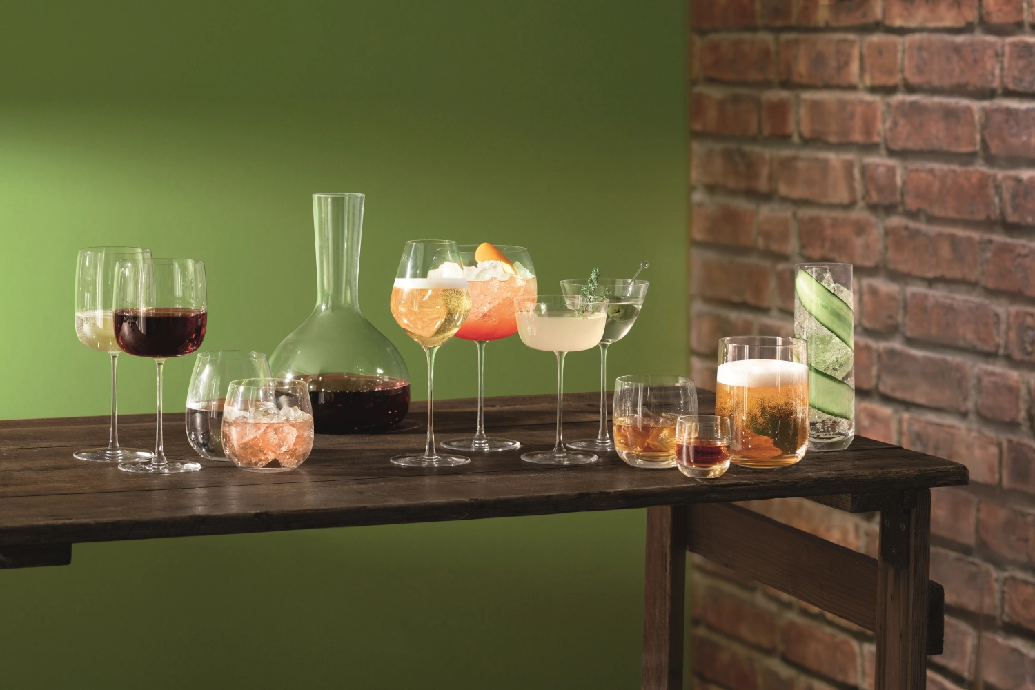 Set de 4 verres à bar borough 625ml clair