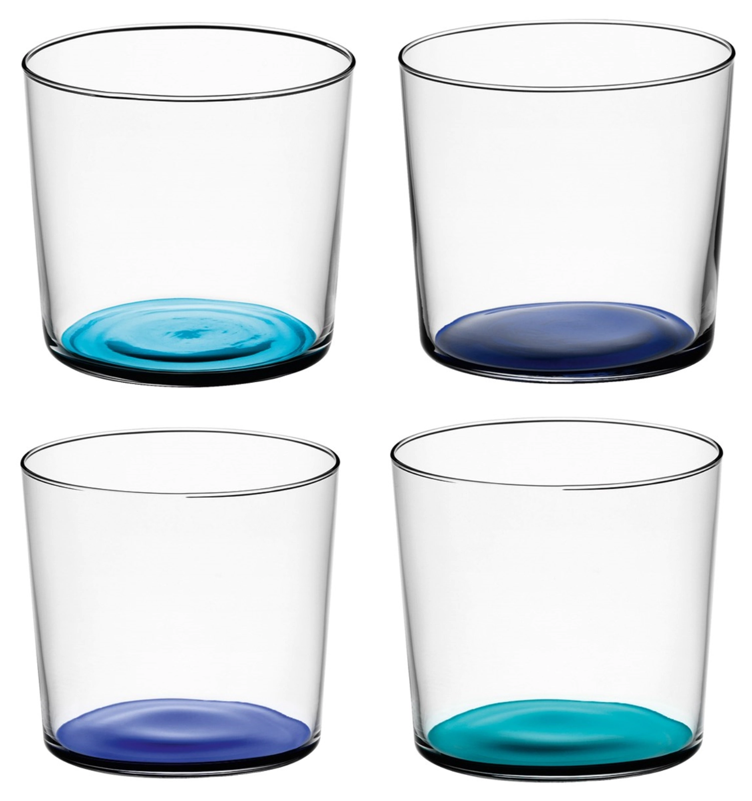 Set de 4 gobelets coro 310ml - couleurs lagoon