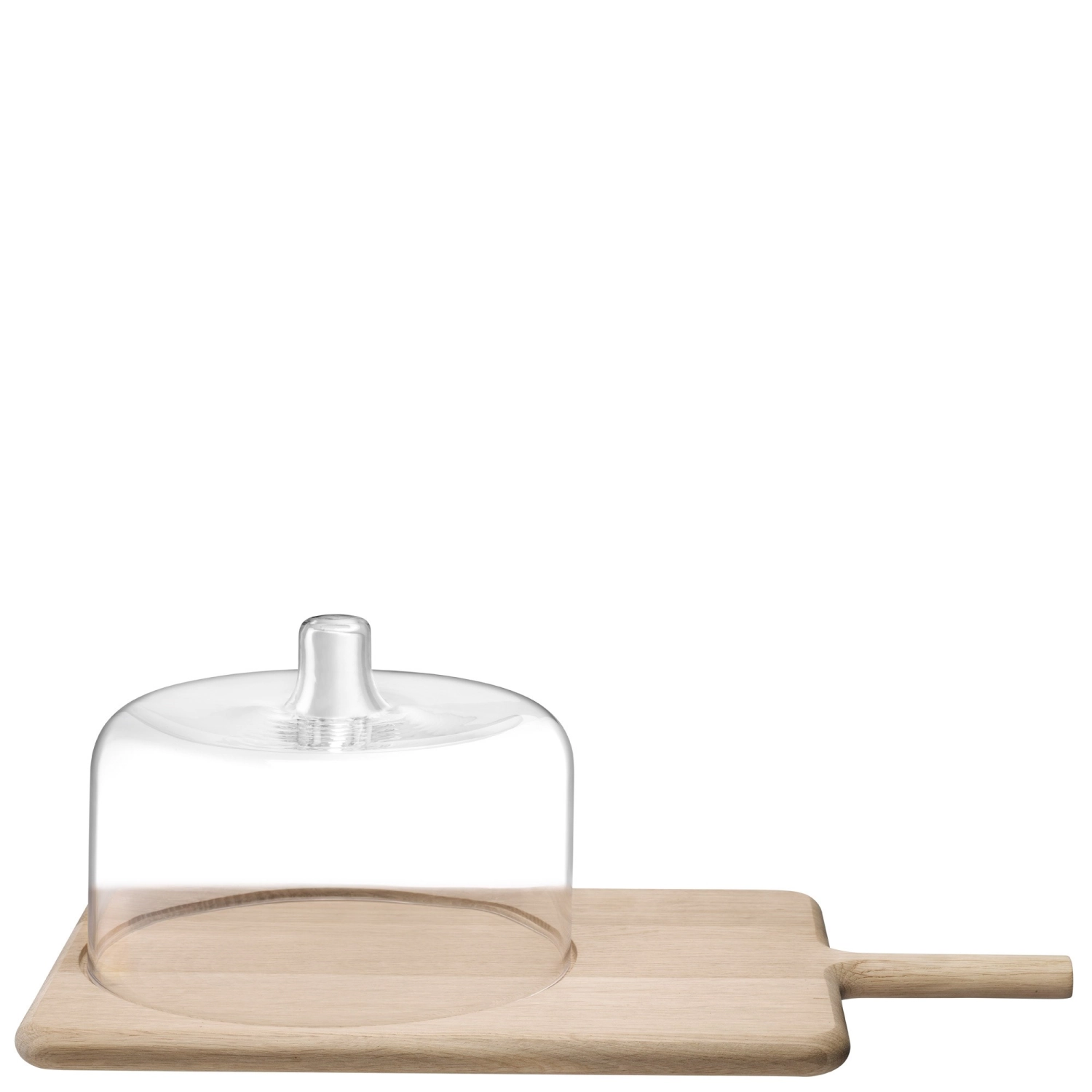 Dine fromage dome planche en chêne h18.5cm l50cm l27.5cm