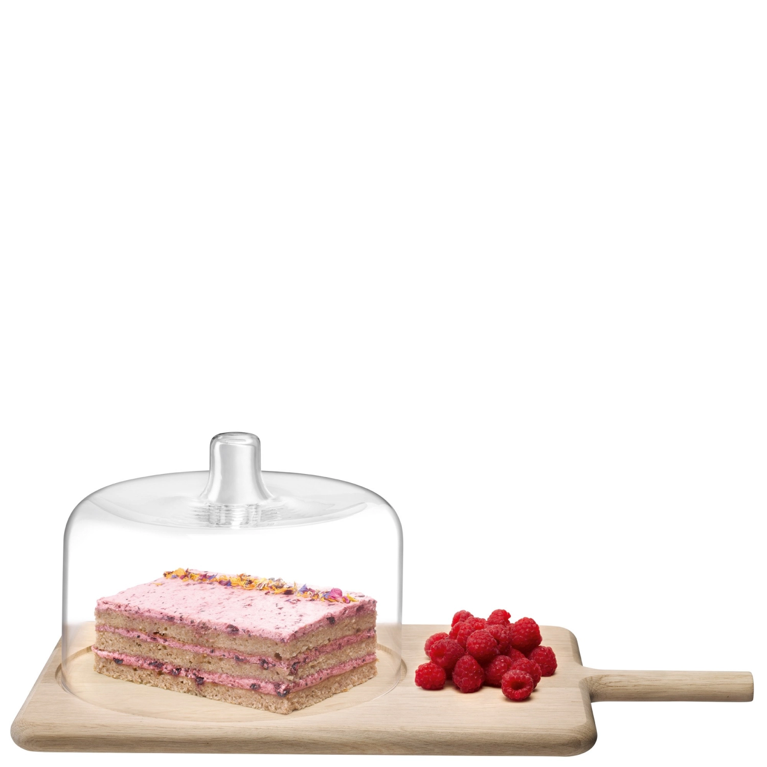 Dine fromage dome planche en chêne h18.5cm l50cm l27.5cm