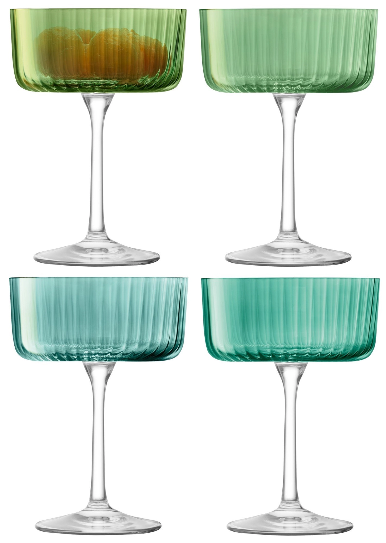 4er Set Gems Champagner-/Cocktailglas