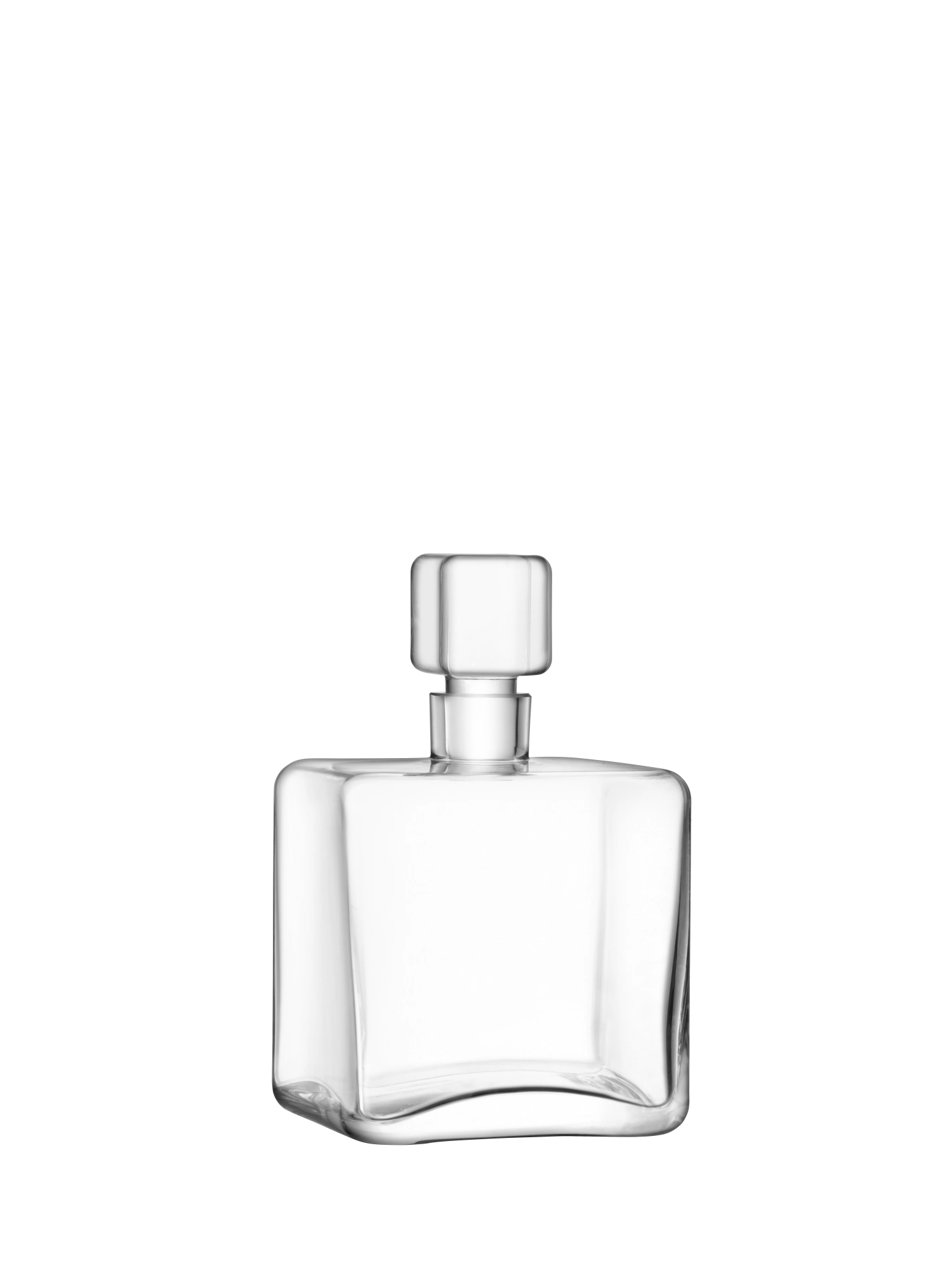 Cask carafe à whisky carrée 1l transparent