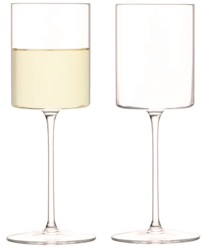 Set de 2 verres à vin blanc otis 240ml clair