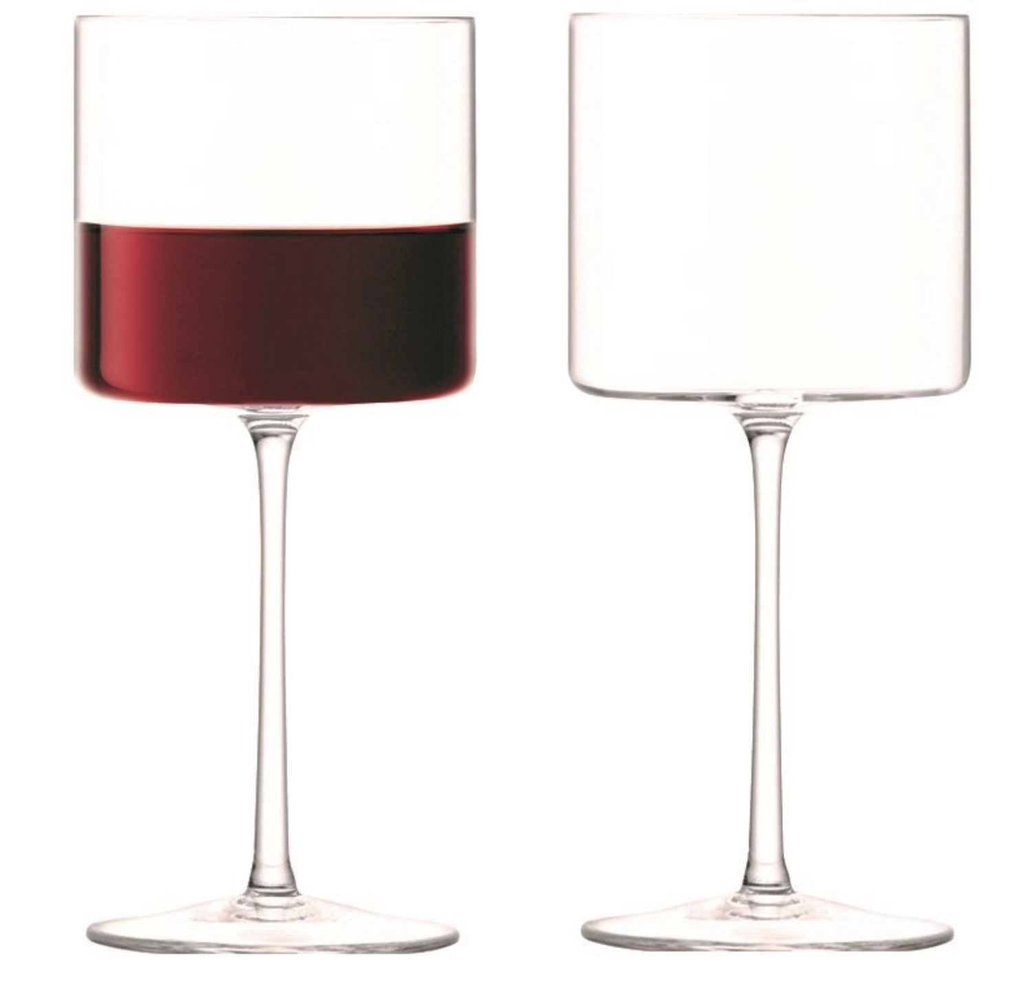 Set de 2 verres à vin rouge otis 310ml clair