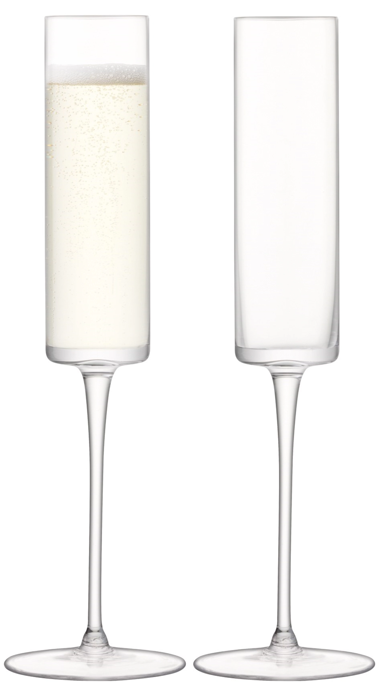 Set de 2 coupes à champagne otis 150ml clair