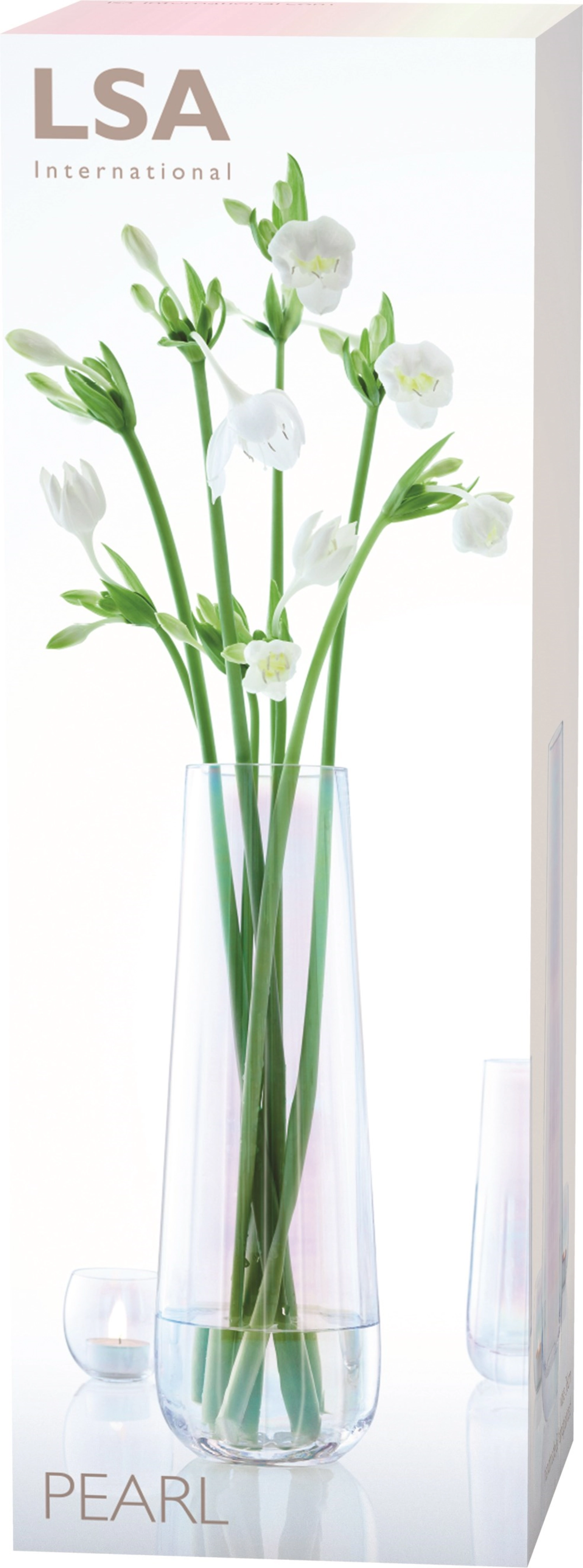 Pearl vase h36cm - nacre