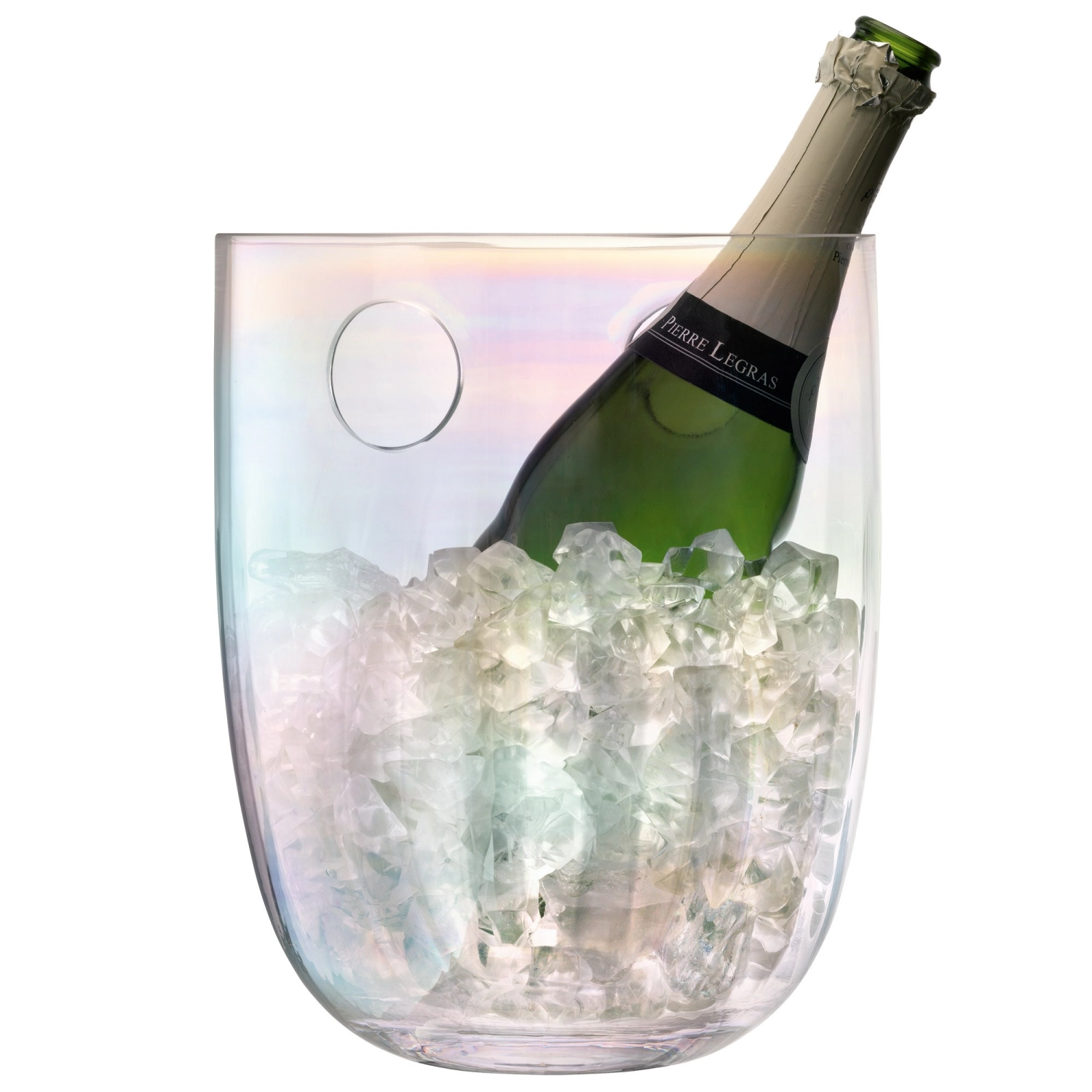 Pearl set champagne 250ml, h24.5cm - nacré