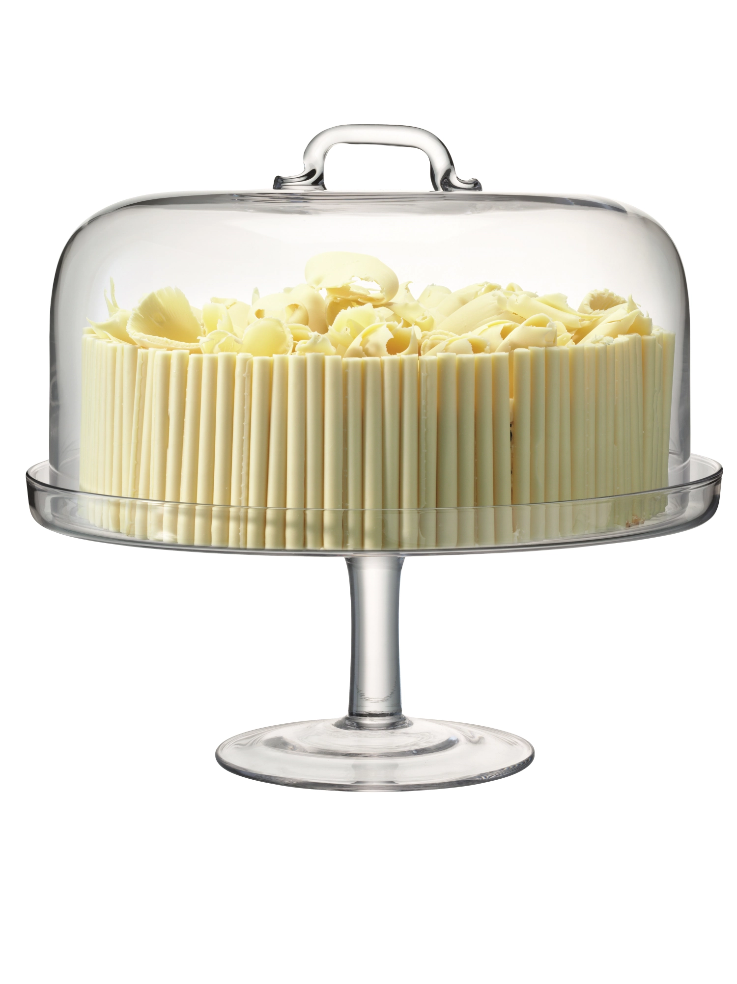 Serve plateau à gâteau & cloche ø34.5cm/ø32cm transparent