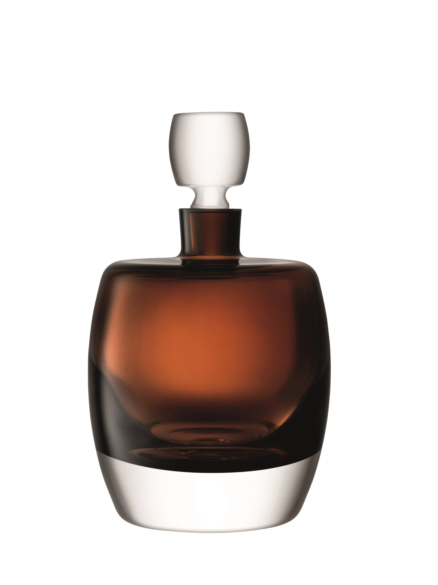 Whisky carafe 1.05l marron fumé