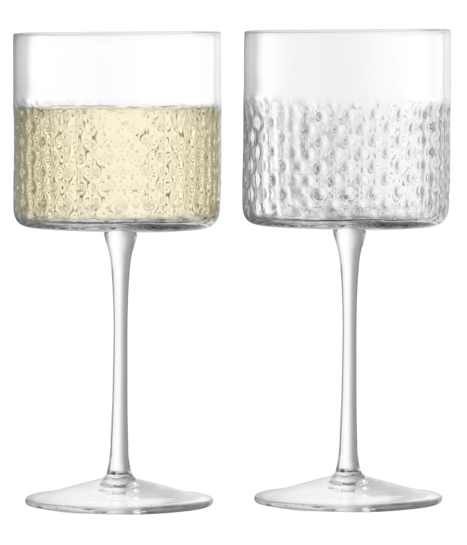 Wicker verre à vin 320ml transparent x 2