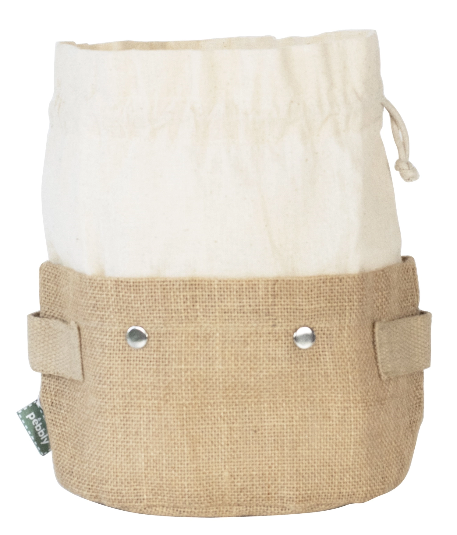 Pebbly sac de rangement avec sac amovible, natural s