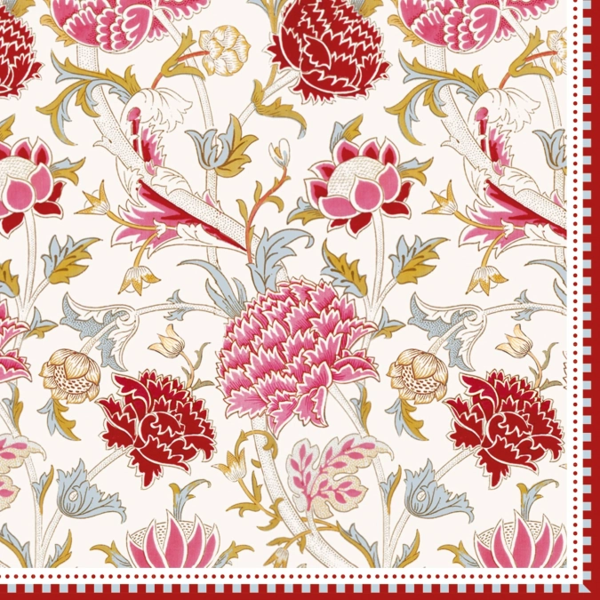 William Morris Pink Servietten 20 Stk., 33x33cm