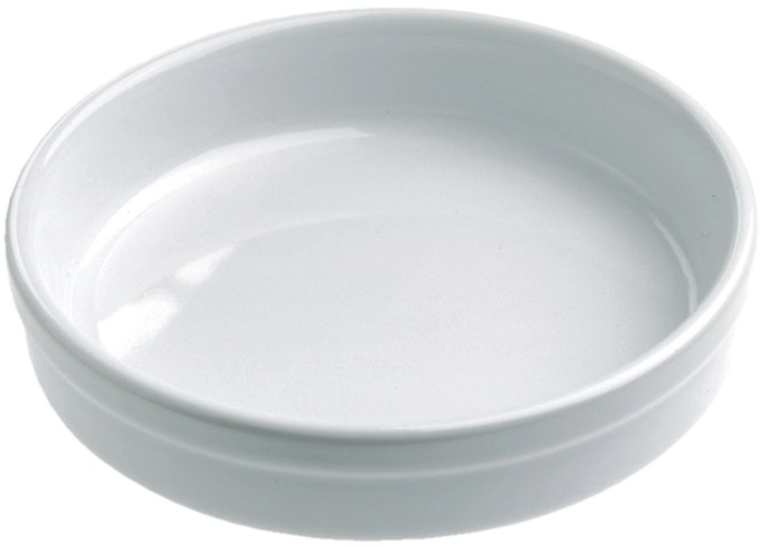 Plat à four catalan, 16 cl, ø 1 4 cm, h : 2.5 cm, blanc