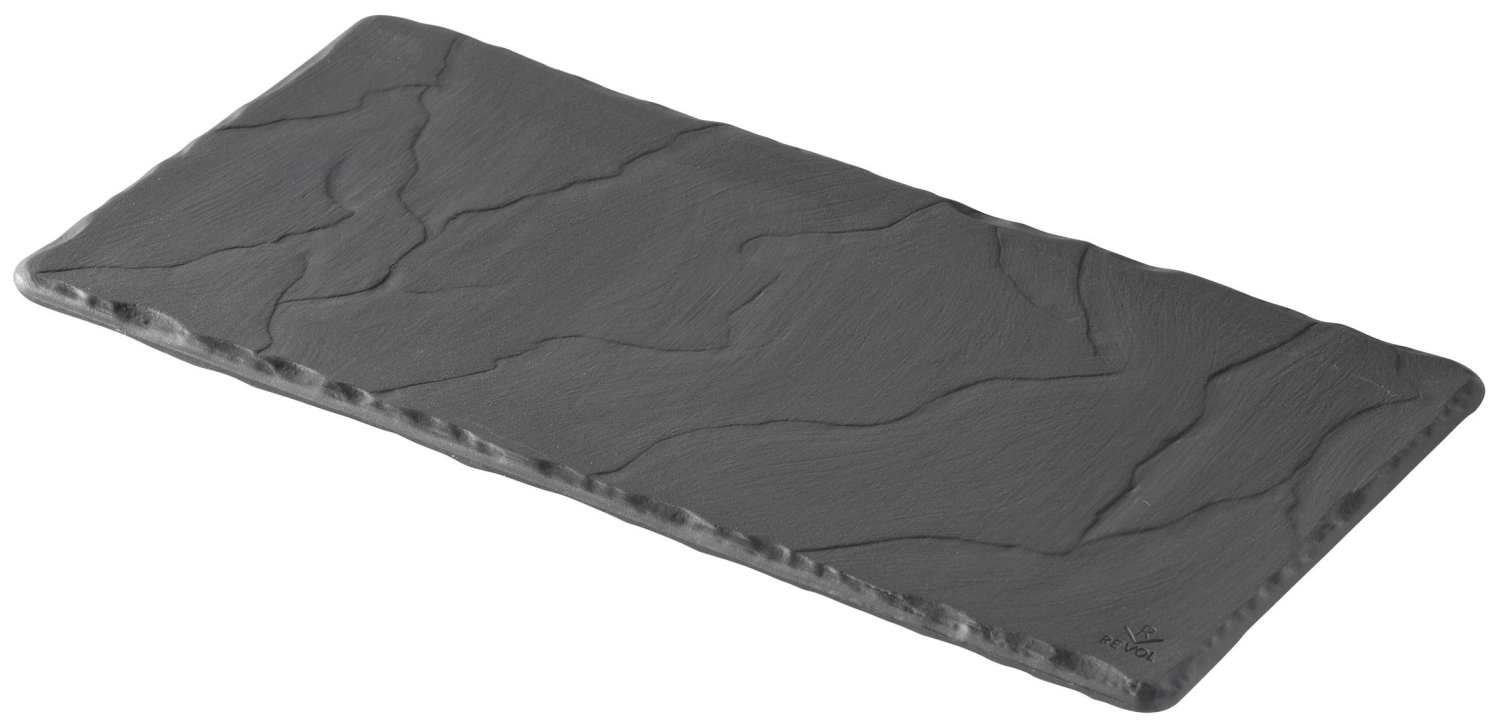 Basalt planche rect. 25x12cm