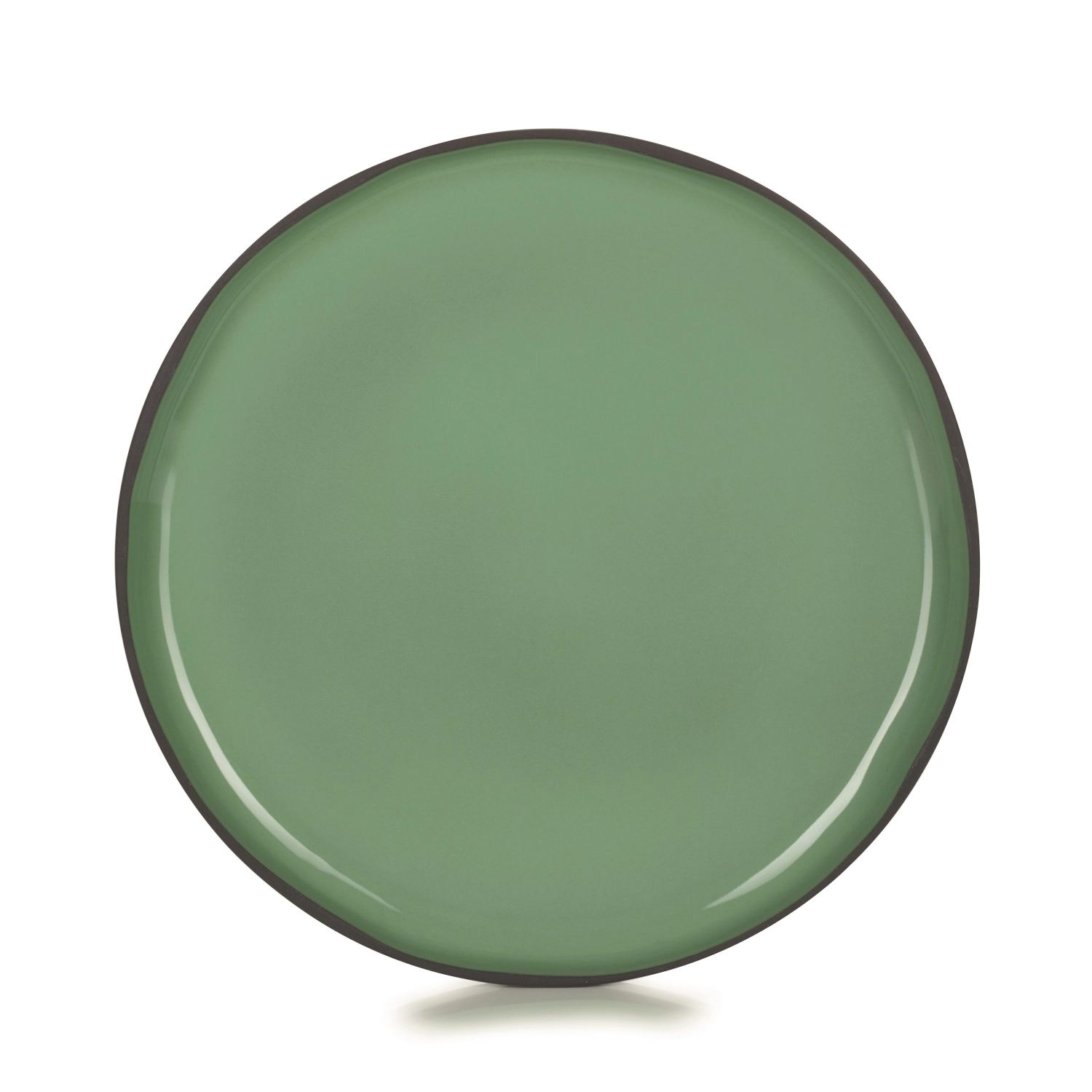 Caractère assiette plate, ø30cm, menthe