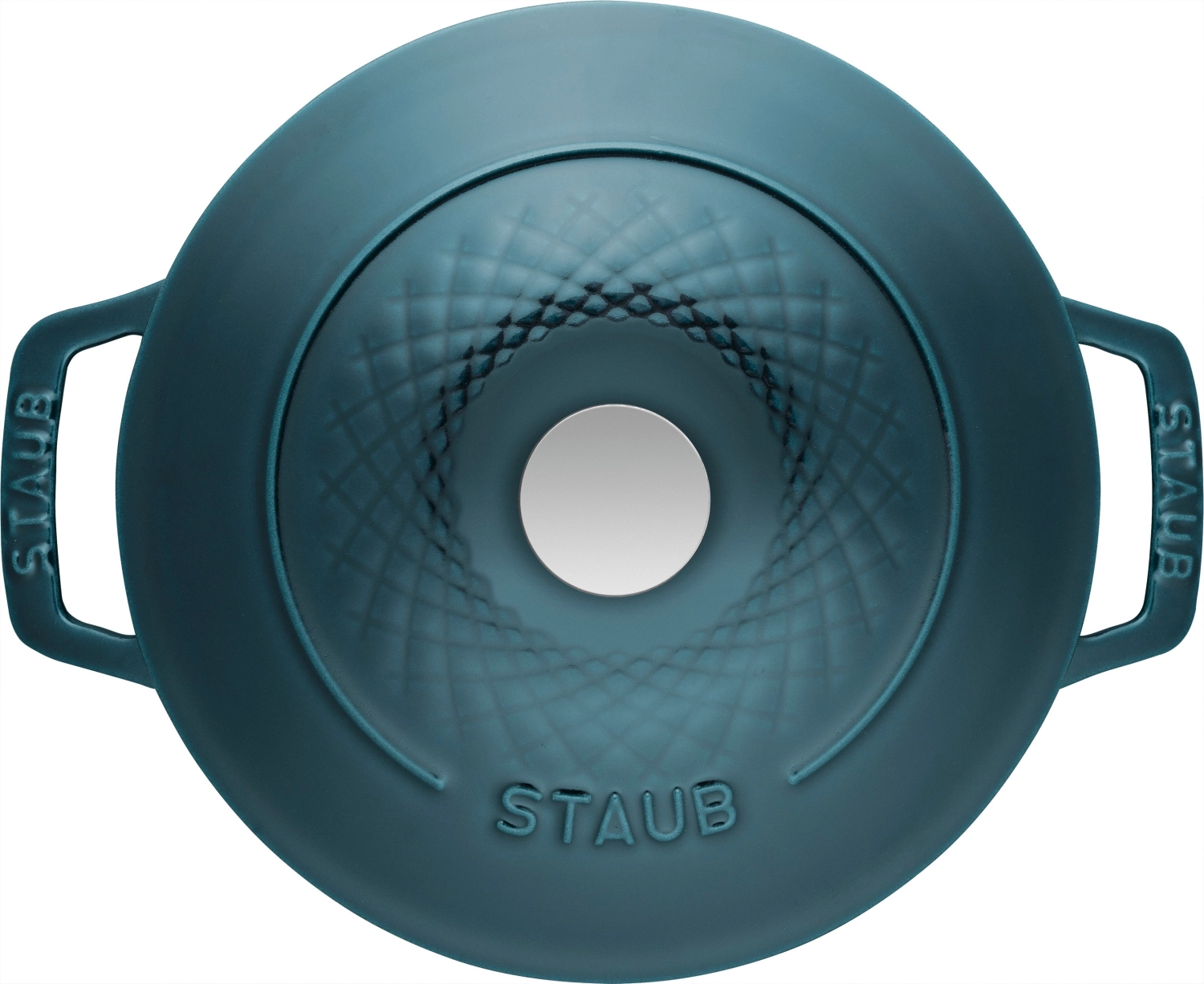 Twisted cocotte 20 cm, ronde, la mer, fonte 2.29l