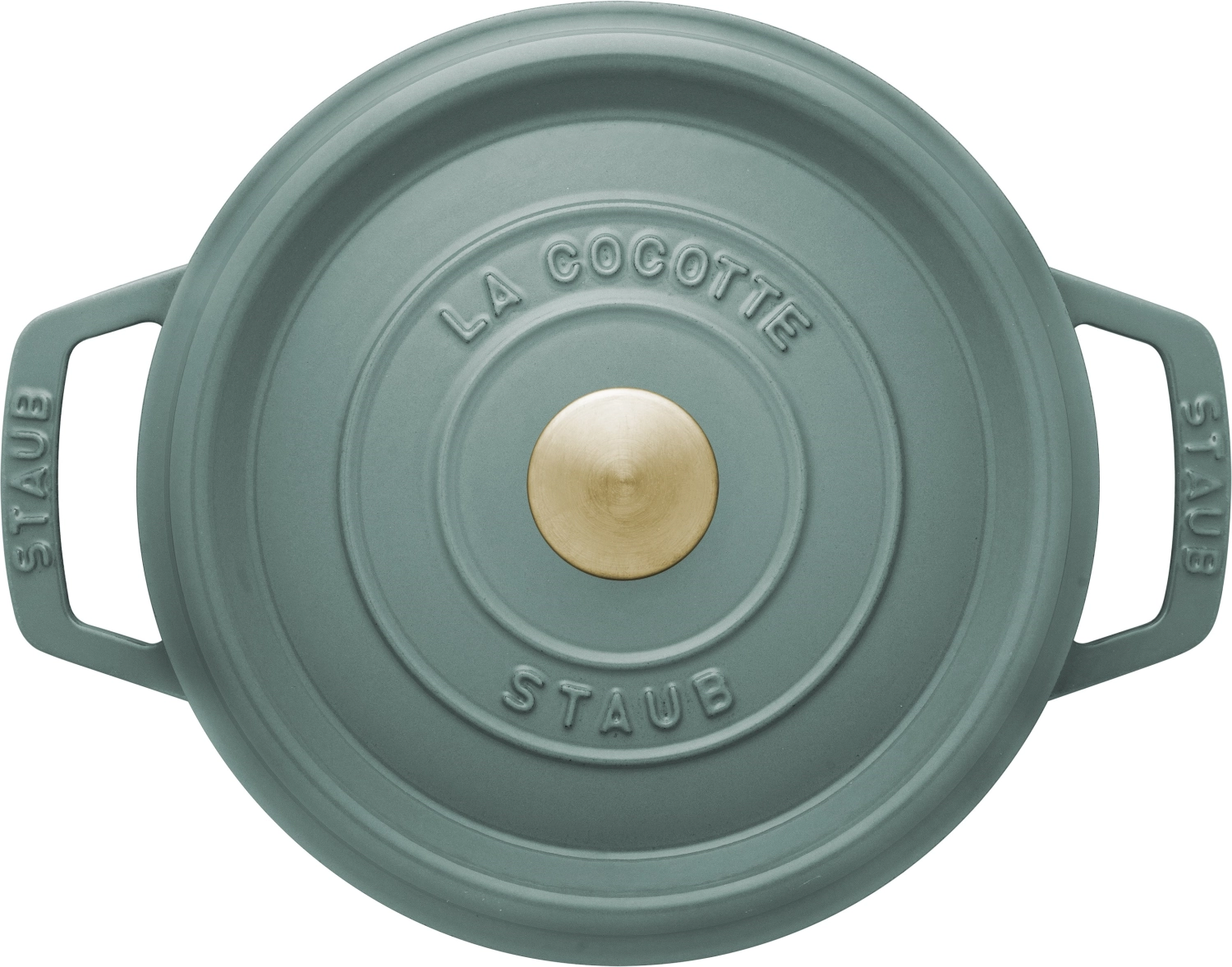 Cocotte 20 cm, ronde, eucalyptus, fonte 2.2l